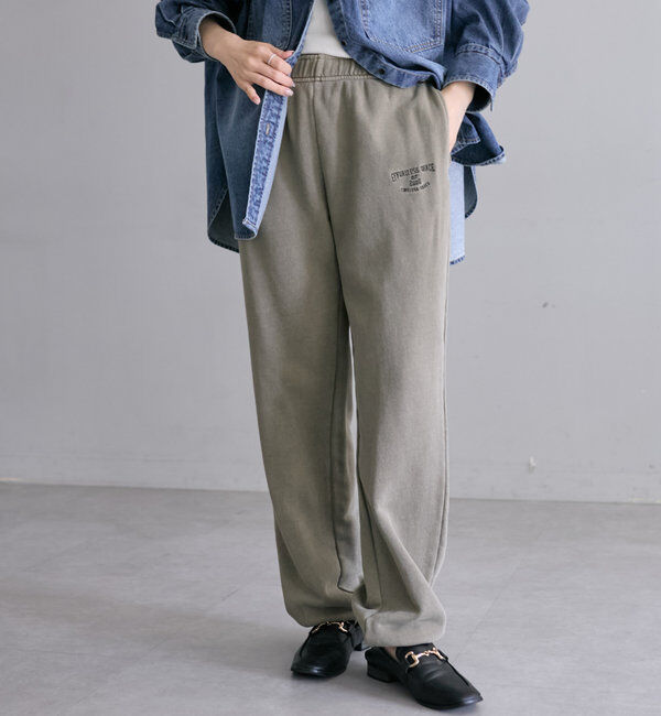  「【3色展開】ワンポイントロゴ刺繍スウェットパンツ」|その他|