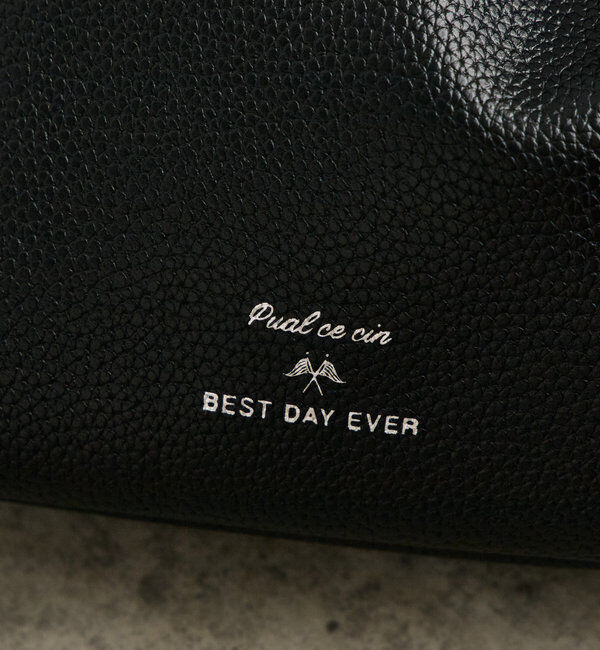  「フェイクレザー巾着バッグ」|ショルダー・メッセンジャー|