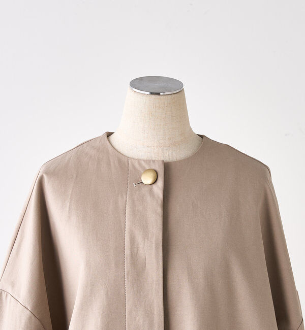  「ノーカラーコクーンシルエットコート」|その他|