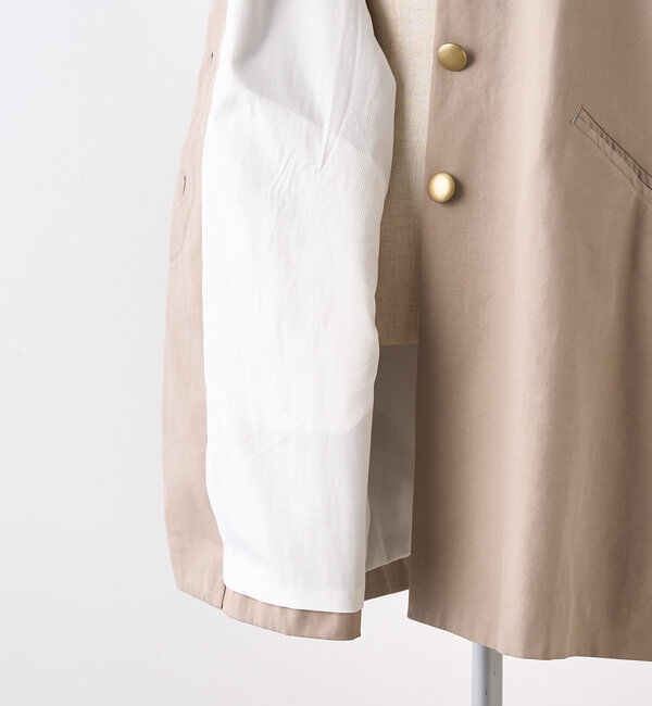  「ノーカラーコクーンシルエットコート」|その他|