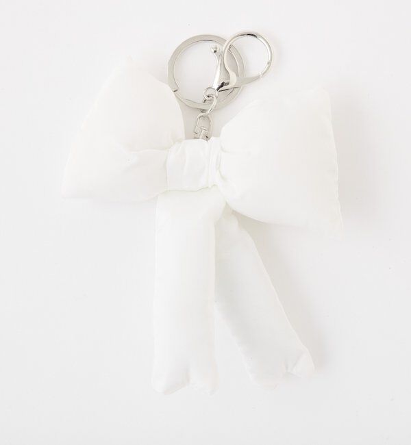  「パディングリボンチャーム」|その他|ホワイト