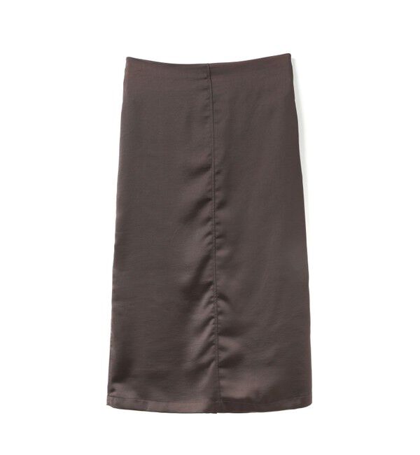 mizuiro ind「mizuiro ind ペインタータイトスカート」|スカート|ブラウン