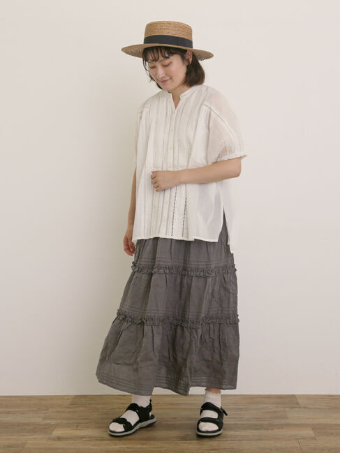 Samansa Mos2「フリルティアードスカート」|スカート|
