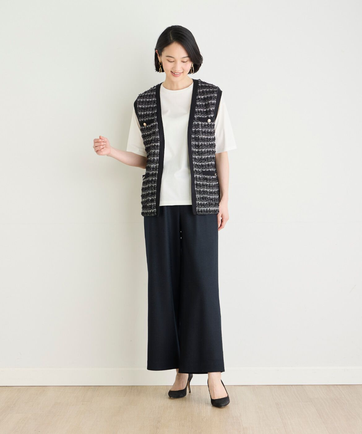 7-IDconcept.「《大きいサイズ》ラウンドヘムTシャツ」|Tシャツ・カットソー|