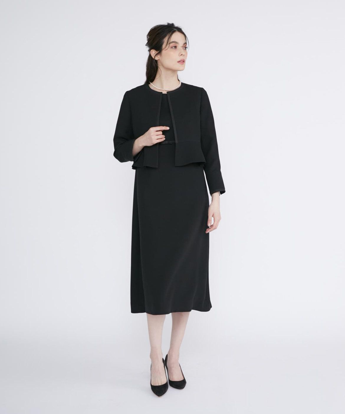 Maglie le cassetto「《WEB限定》ブラックフォーマルワンピース」|ワンピース|