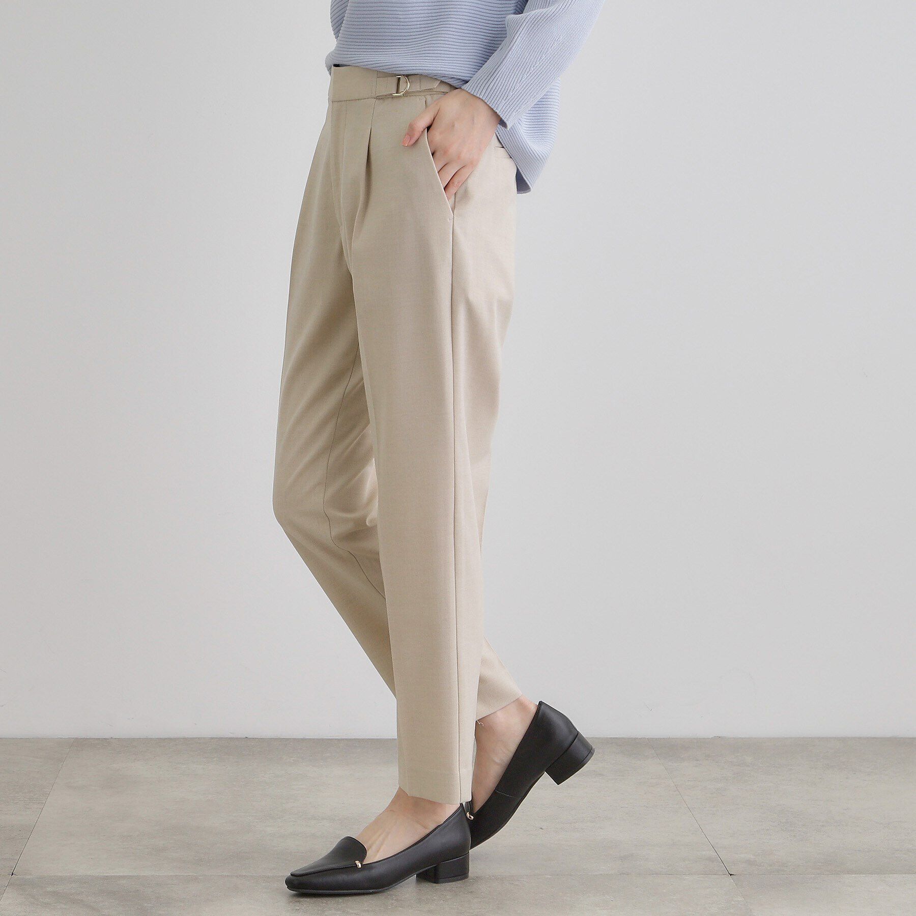 grove「【洗濯機で洗える】2WAYストレッチテーパードパンツ」|その他|