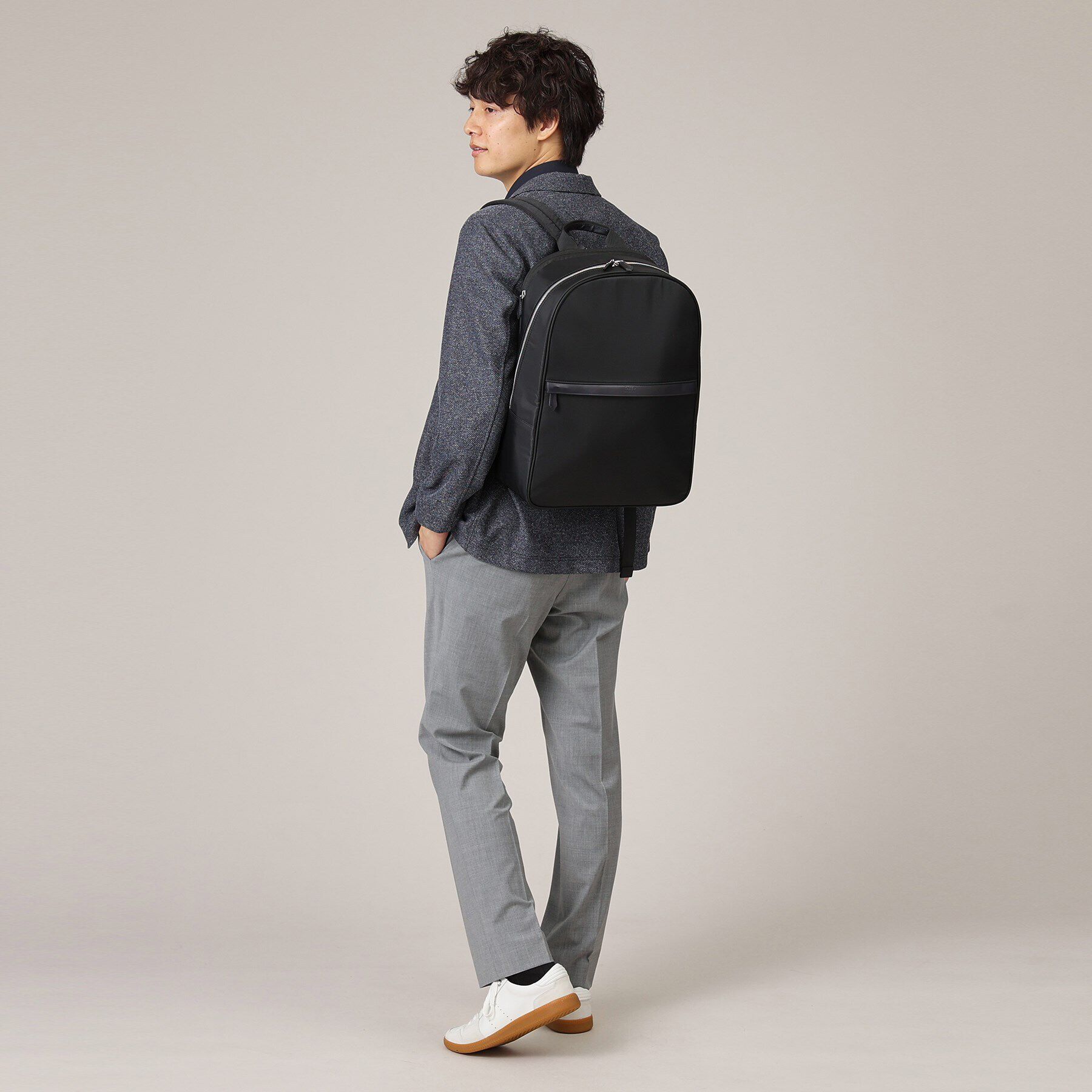 TAKEO KIKUCHI「【ヘビタン】レザーコンビ ナイロン リュック」|リュック|