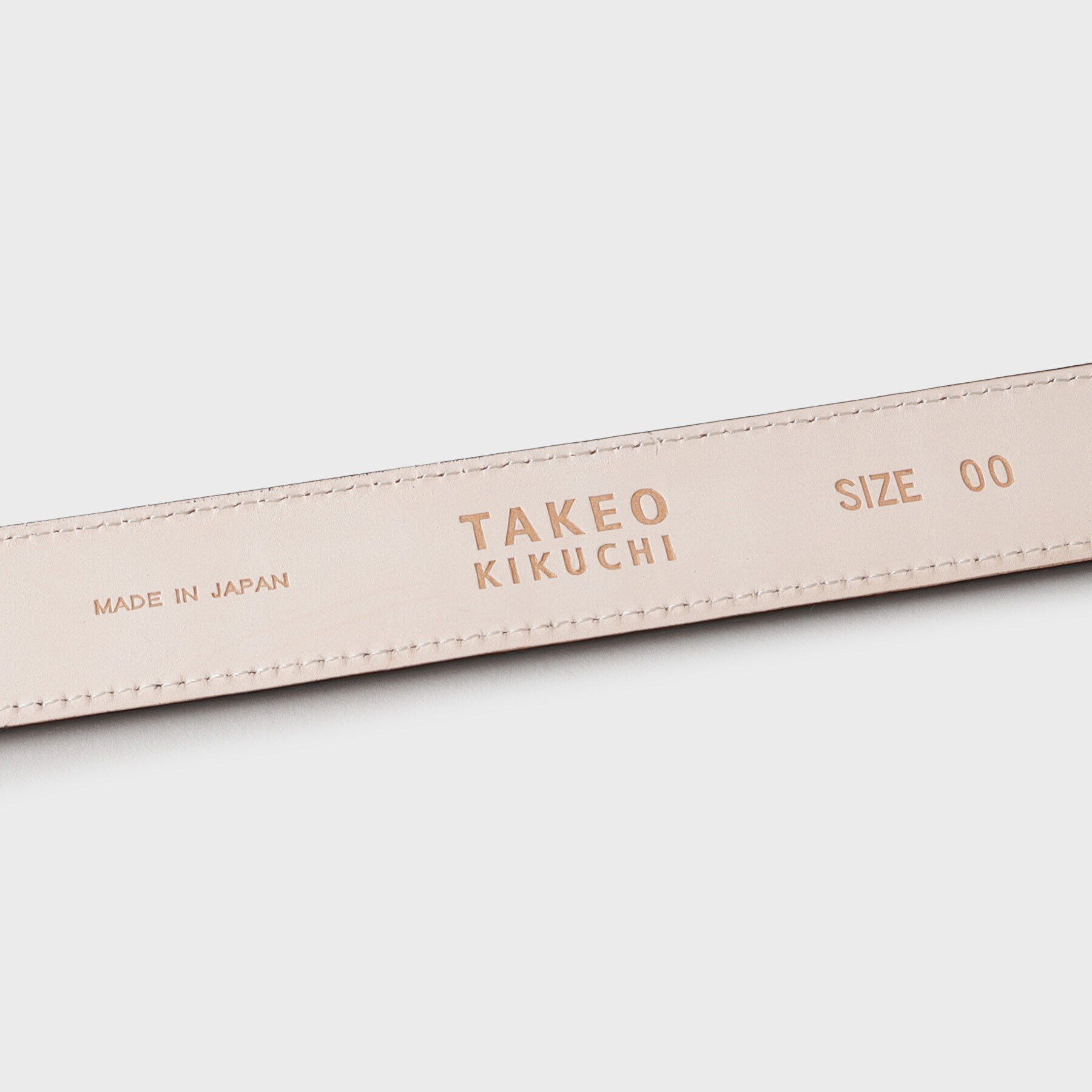 TAKEO KIKUCHI「【Made in JAPAN】マーブル キップレザー ベルト」|ベルト|