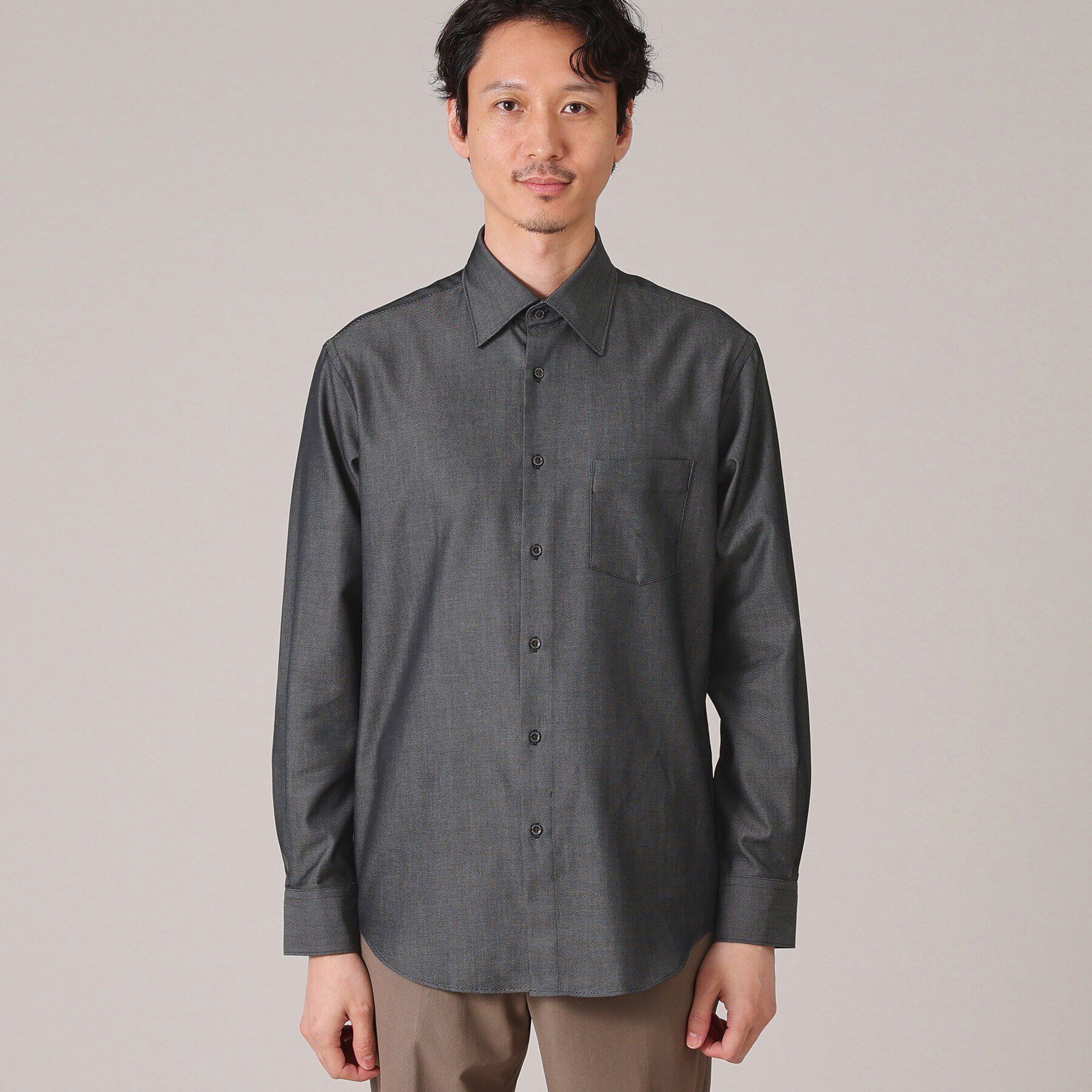 TAKEO KIKUCHI「ユーティリティー デニムルック シャツ」|シャツ・ブラウス|