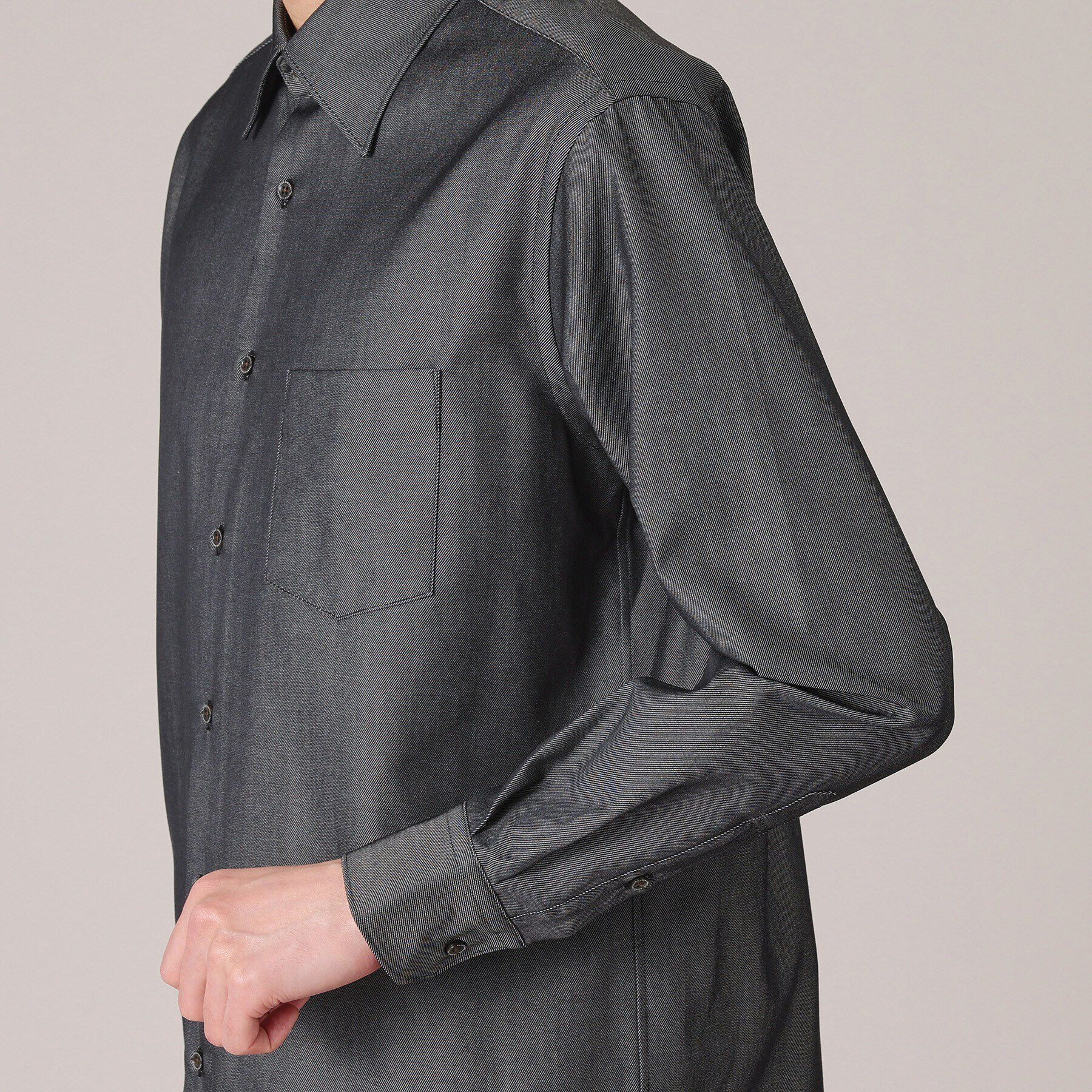 TAKEO KIKUCHI「ユーティリティー デニムルック シャツ」|シャツ・ブラウス|