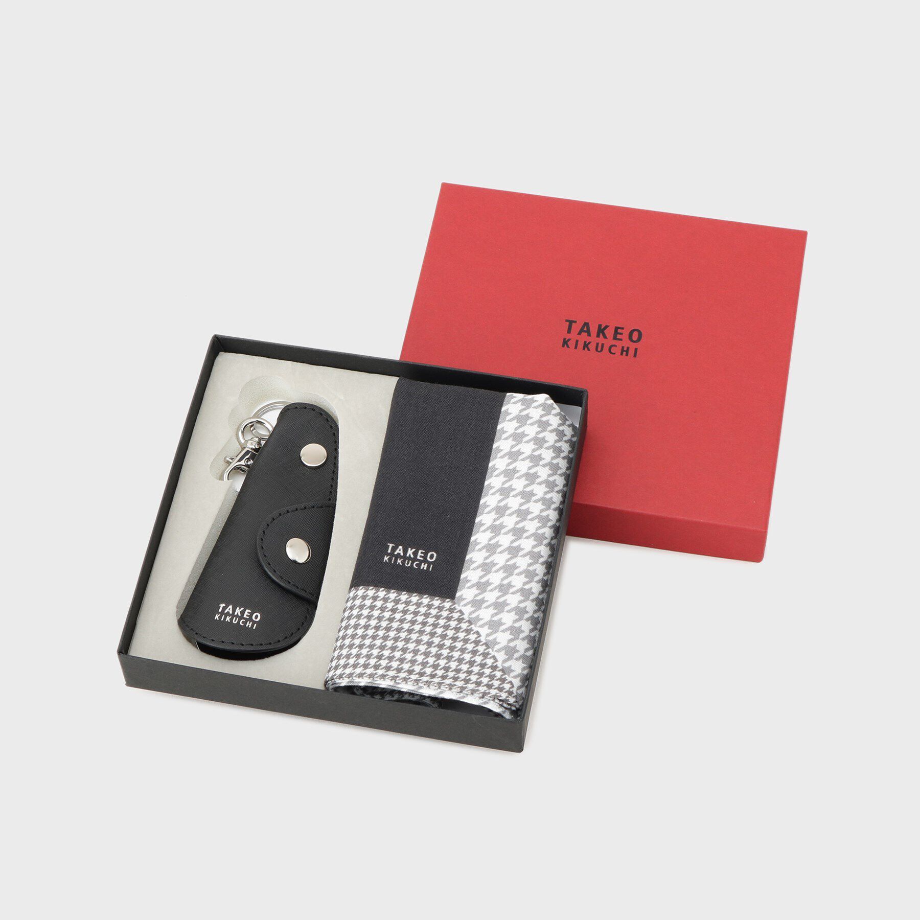 TAKEO KIKUCHI「【BOXセット】ハンカチ＆シューホーン セット」|ハンカチ|ブラック(019)
