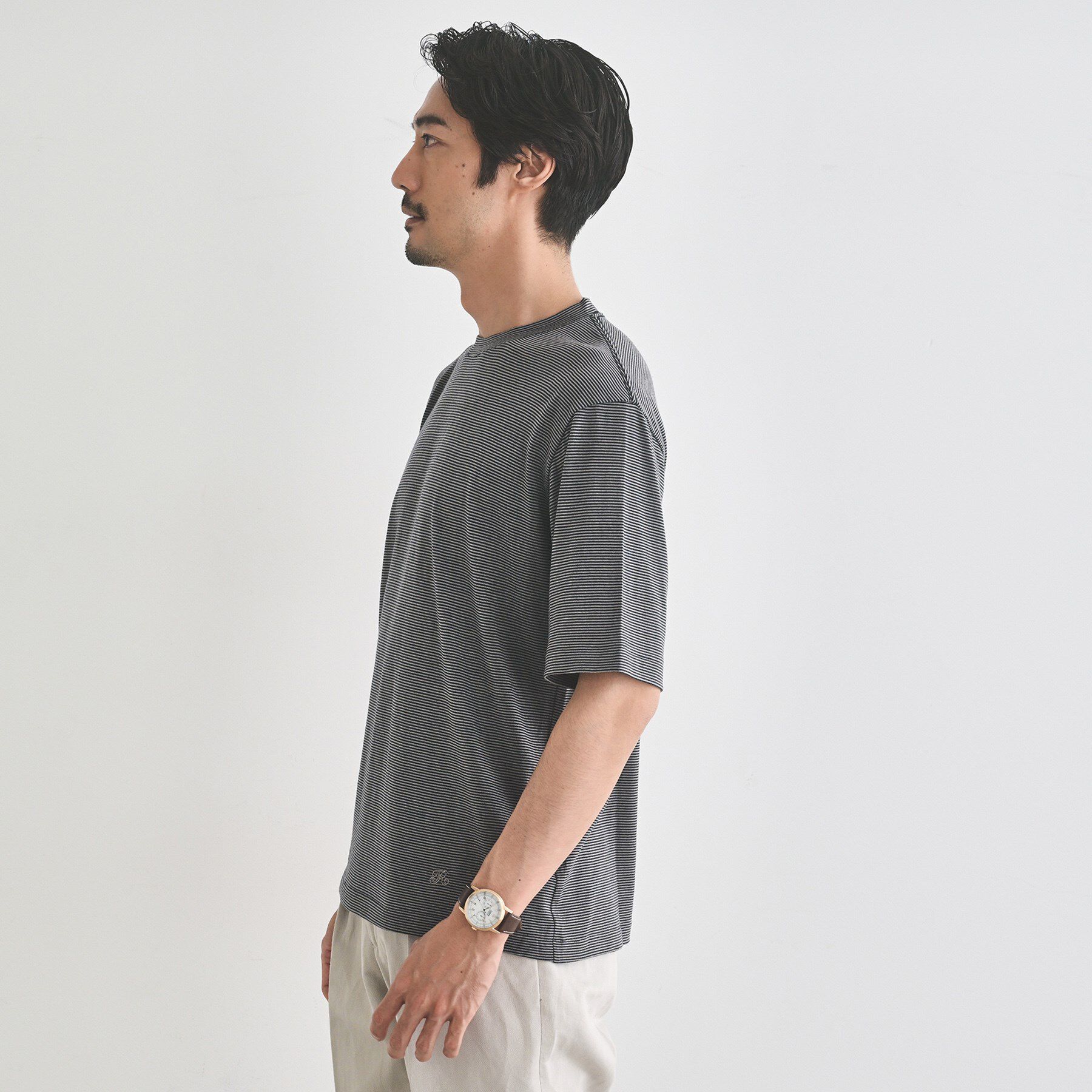 TAKEO KIKUCHI「【THE FLAGSHIP】メリノウール天竺Tシャツ」|Tシャツ・カットソー|