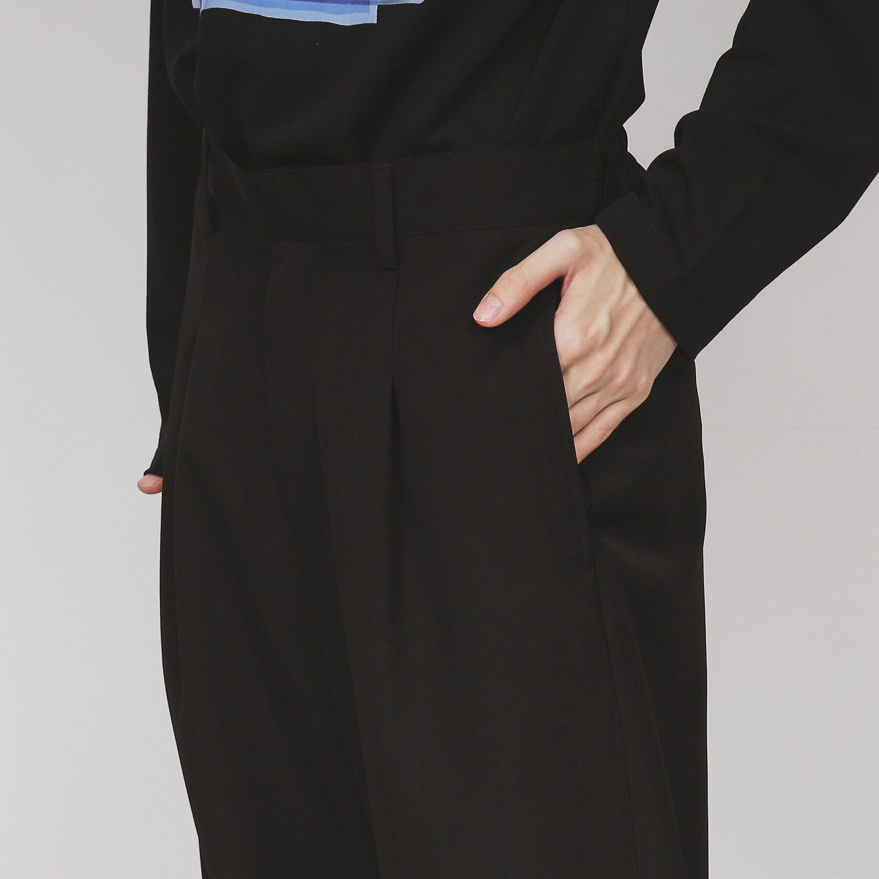 tk.TAKEO KIKUCHI「ダブルクロスルーズテーパードパンツ（セットアップ対応）」|その他|