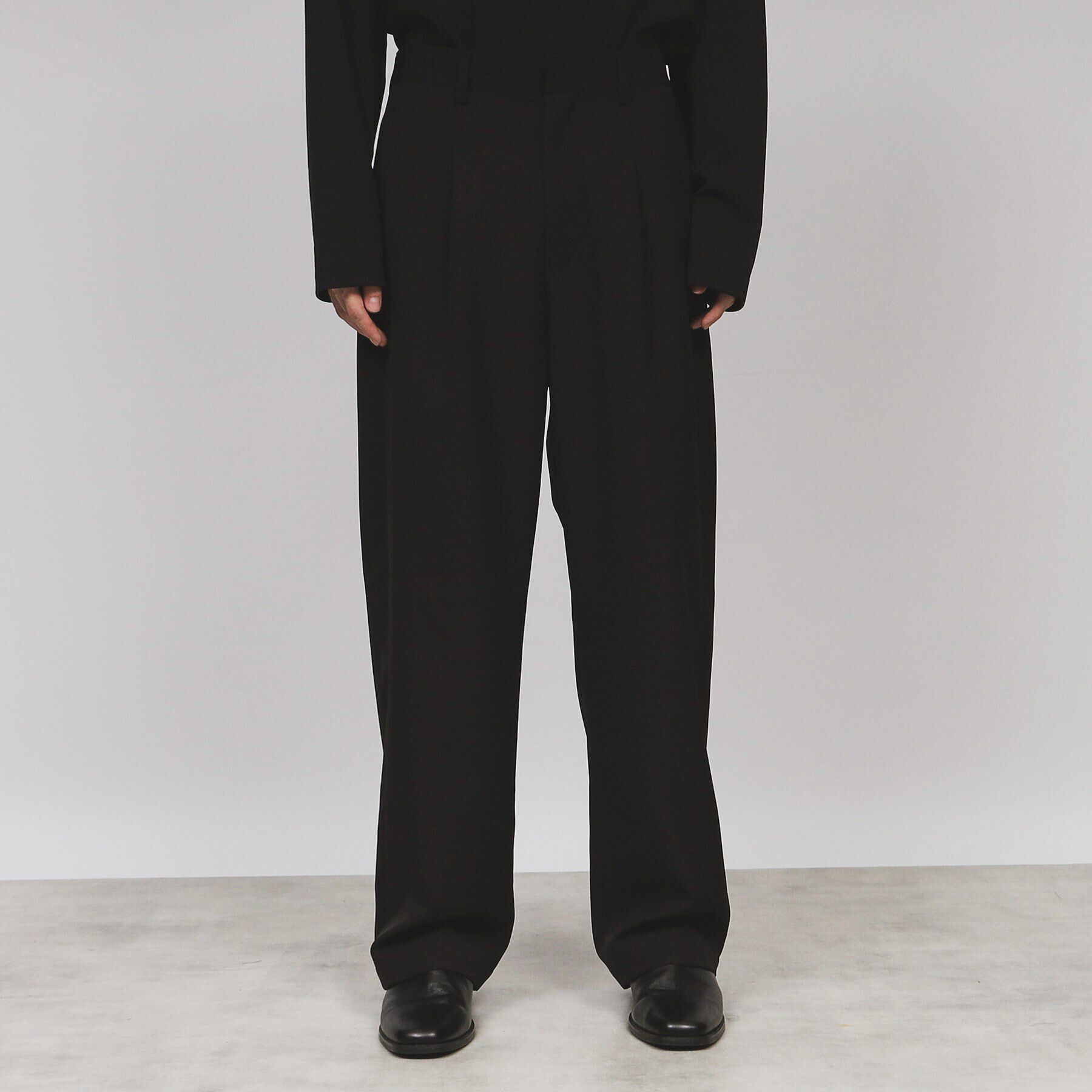 tk.TAKEO KIKUCHI「ダブルクロスルーズテーパードパンツ（セットアップ対応）」|その他|