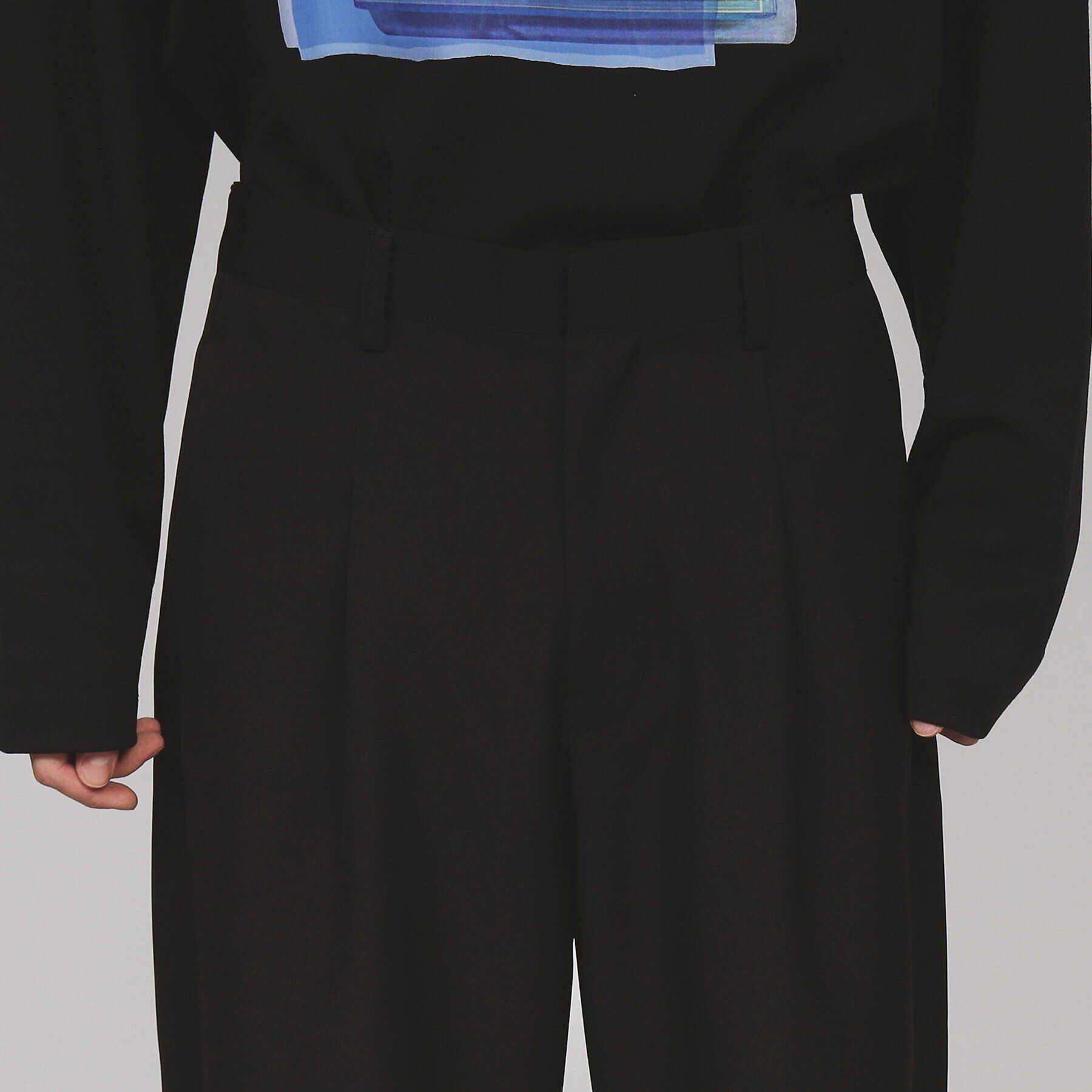 tk.TAKEO KIKUCHI「ダブルクロスルーズテーパードパンツ（セットアップ対応）」|その他|