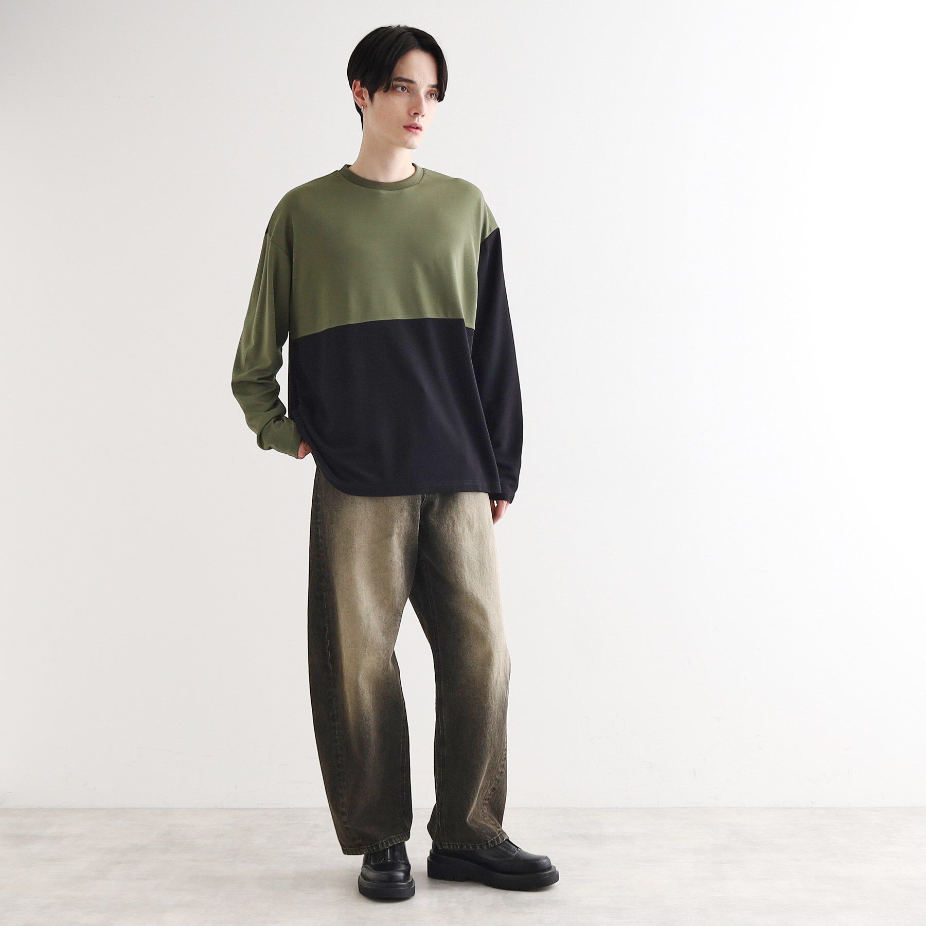 tk.TAKEO KIKUCHI「【UV／接触冷感】切替アソートTシャツ」|Tシャツ・カットソー|