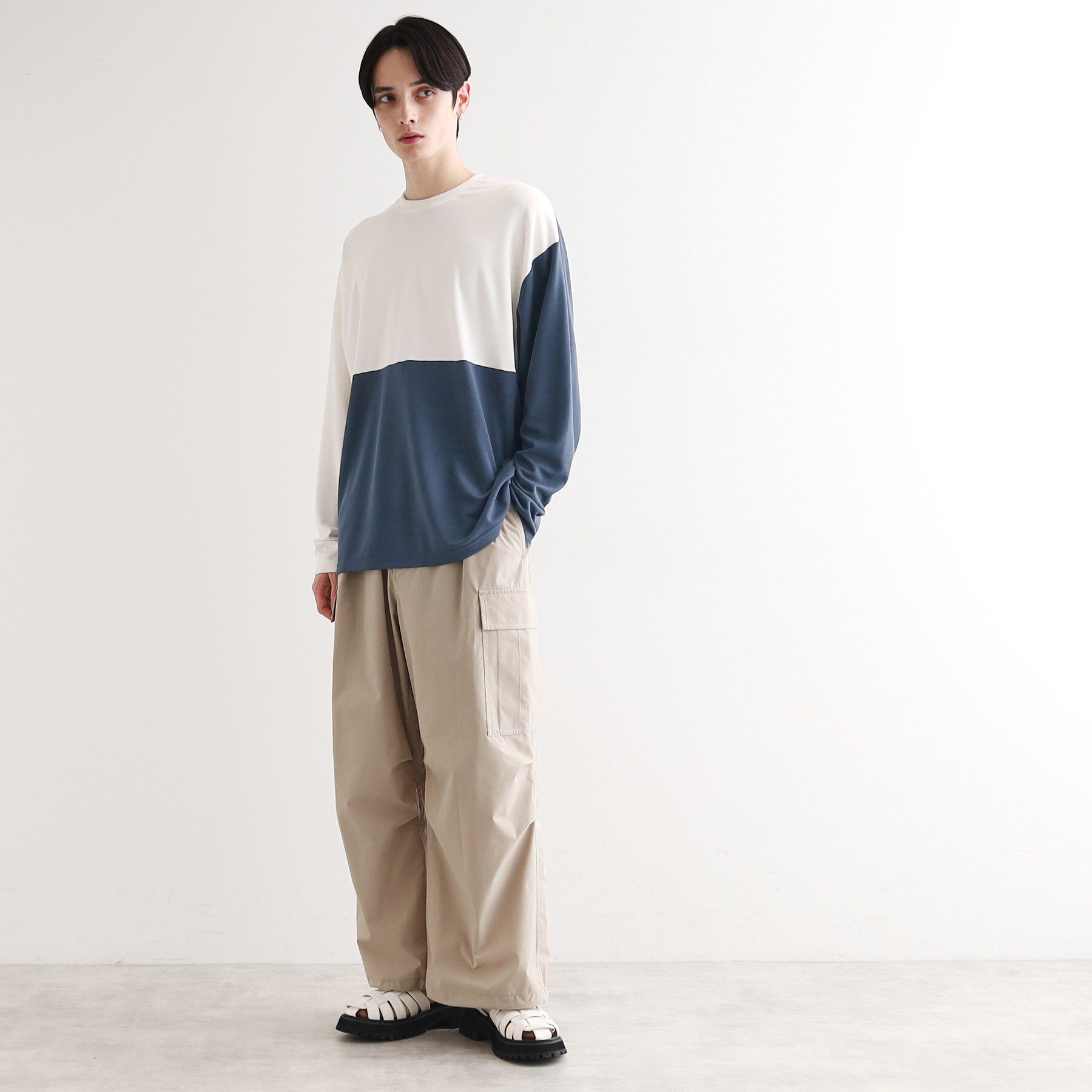 tk.TAKEO KIKUCHI「【UV／接触冷感】切替アソートTシャツ」|Tシャツ・カットソー|