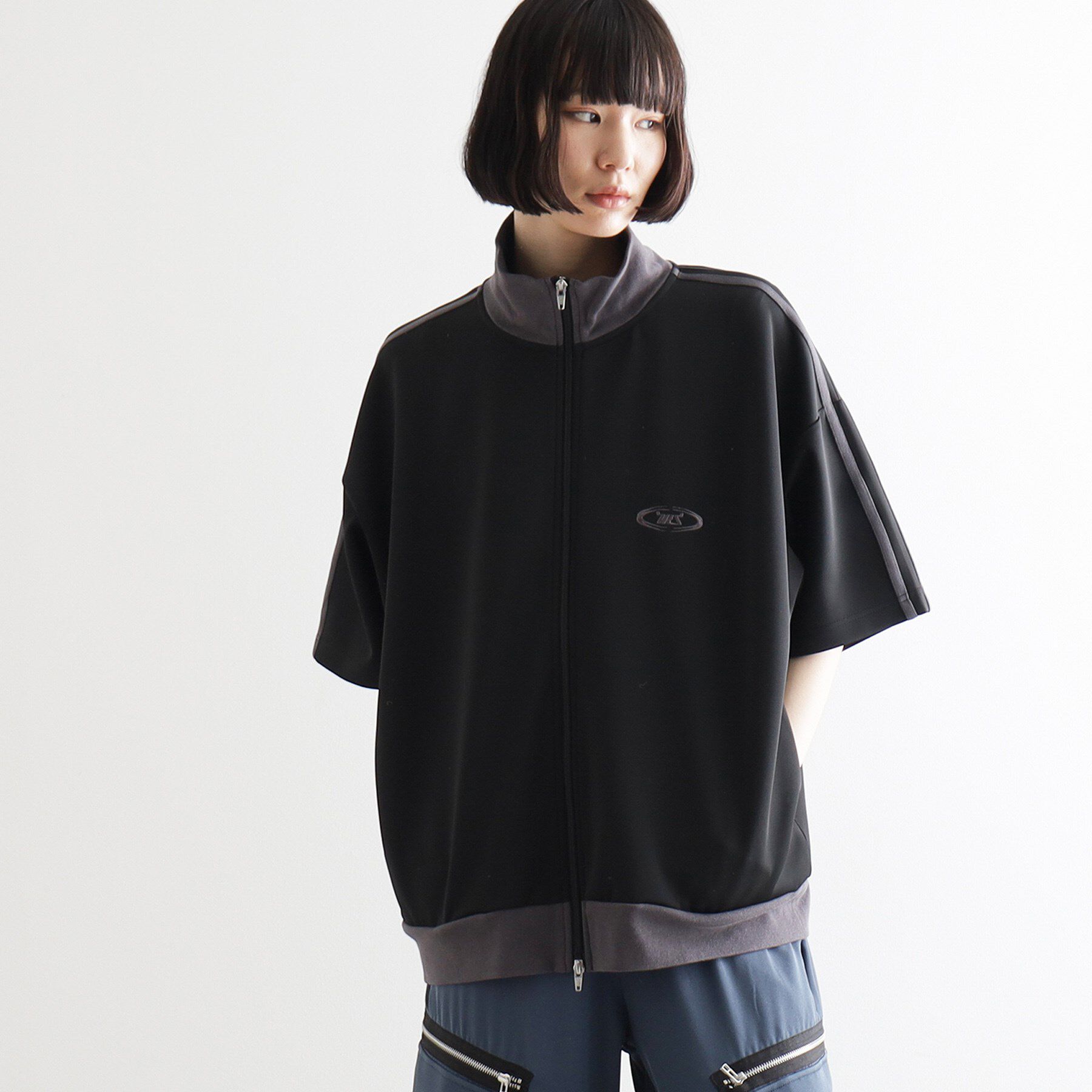 tk.TAKEO KIKUCHI「トラックジャージジャケット」|カーディガン|