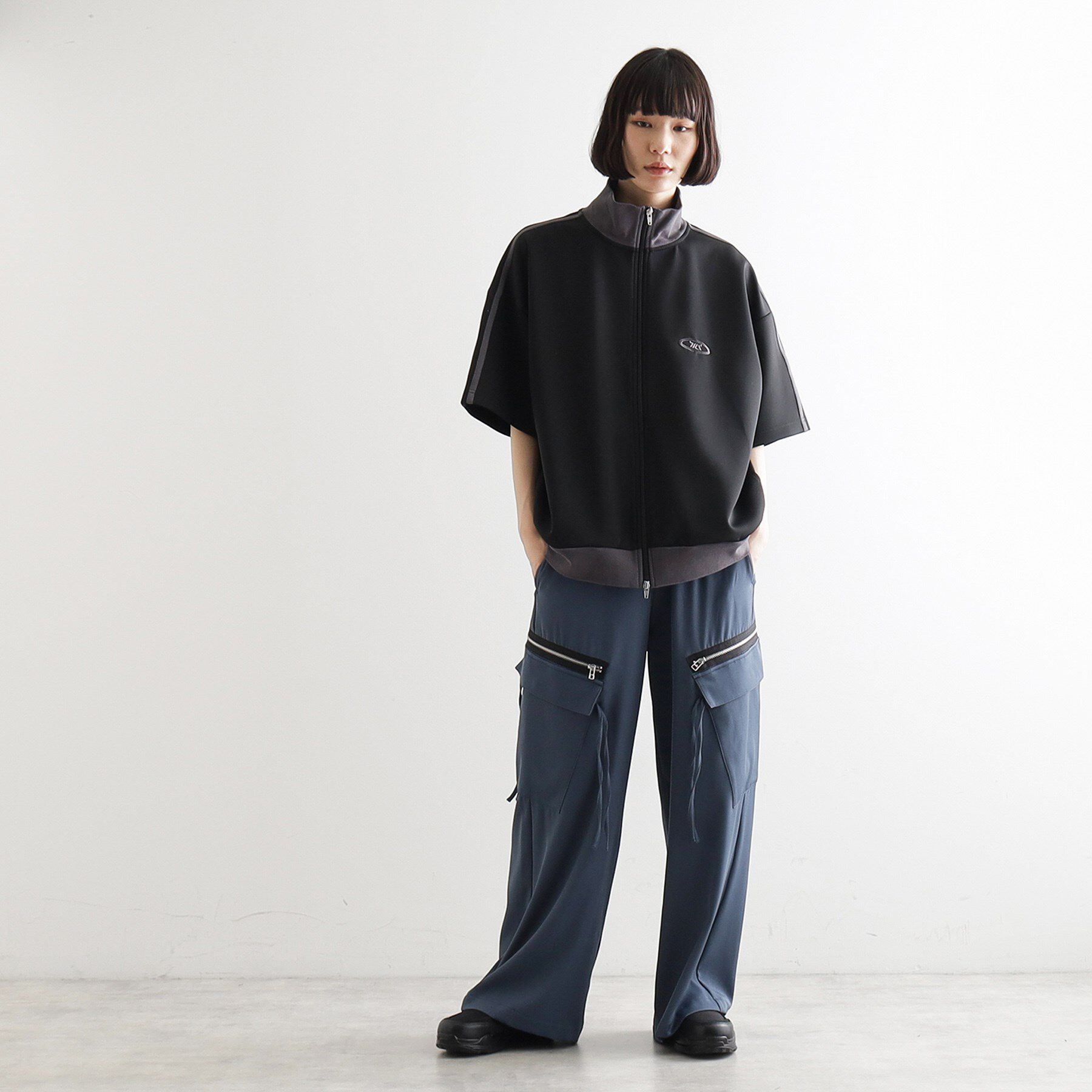 tk.TAKEO KIKUCHI「トラックジャージジャケット」|カーディガン|