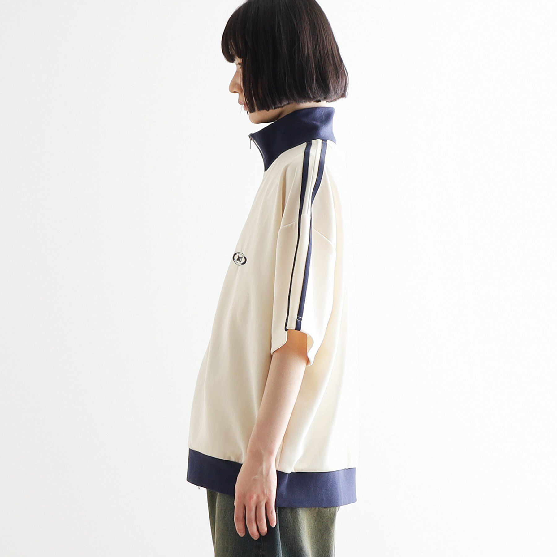 tk.TAKEO KIKUCHI「トラックジャージジャケット」|カーディガン|