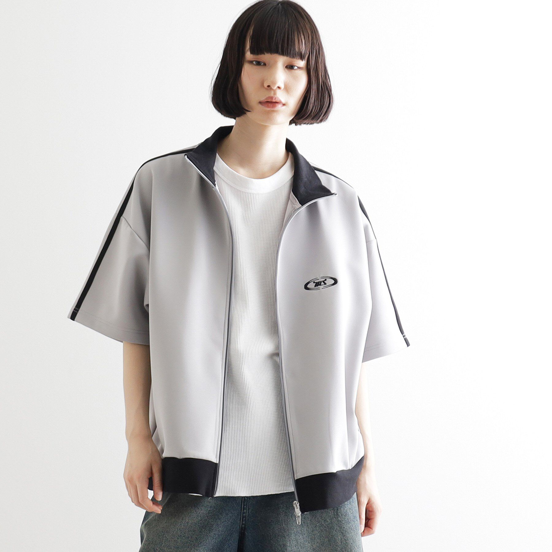 tk.TAKEO KIKUCHI「トラックジャージジャケット」|カーディガン|