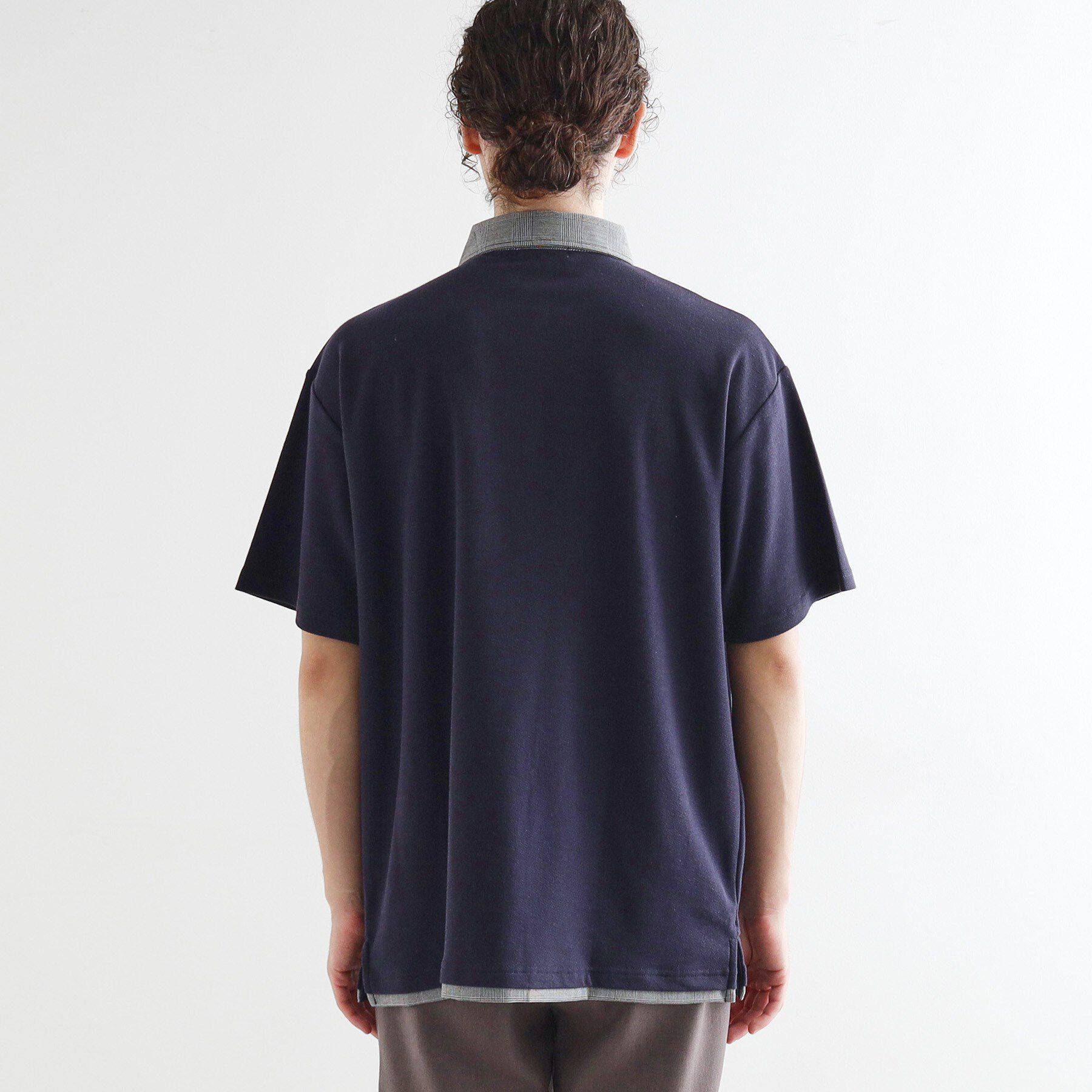 tk.TAKEO KIKUCHI「レイヤード鹿の子ポロシャツ」|ポロシャツ|