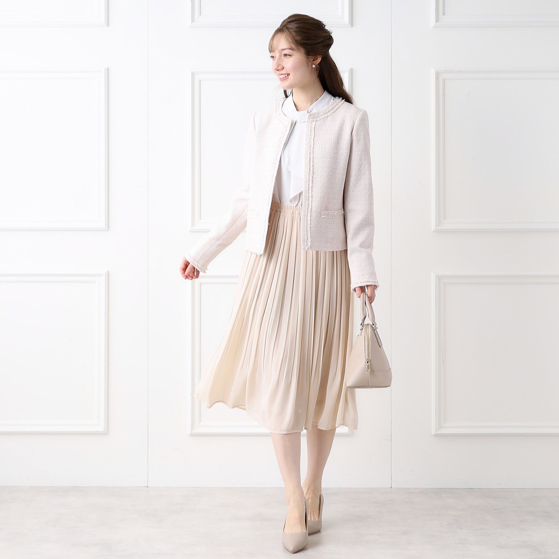 index「《新色追加》着丈が選べる！プリーツフレアスカート【イージーケア／防シワ／洗濯機洗い可】」|スカート|