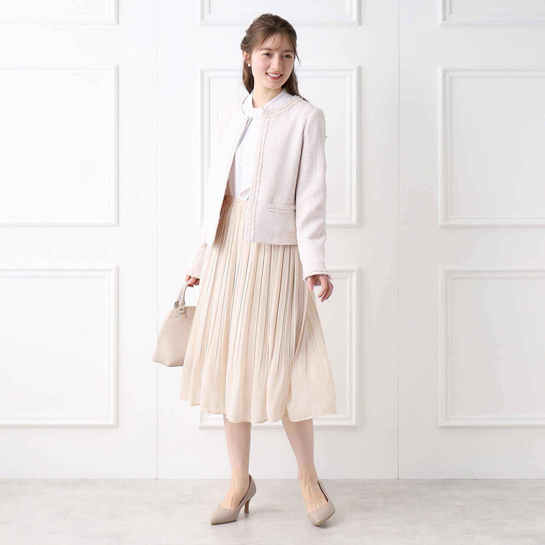 index「《新色追加》着丈が選べる！プリーツフレアスカート【イージーケア／防シワ／洗濯機洗い可】」|スカート|