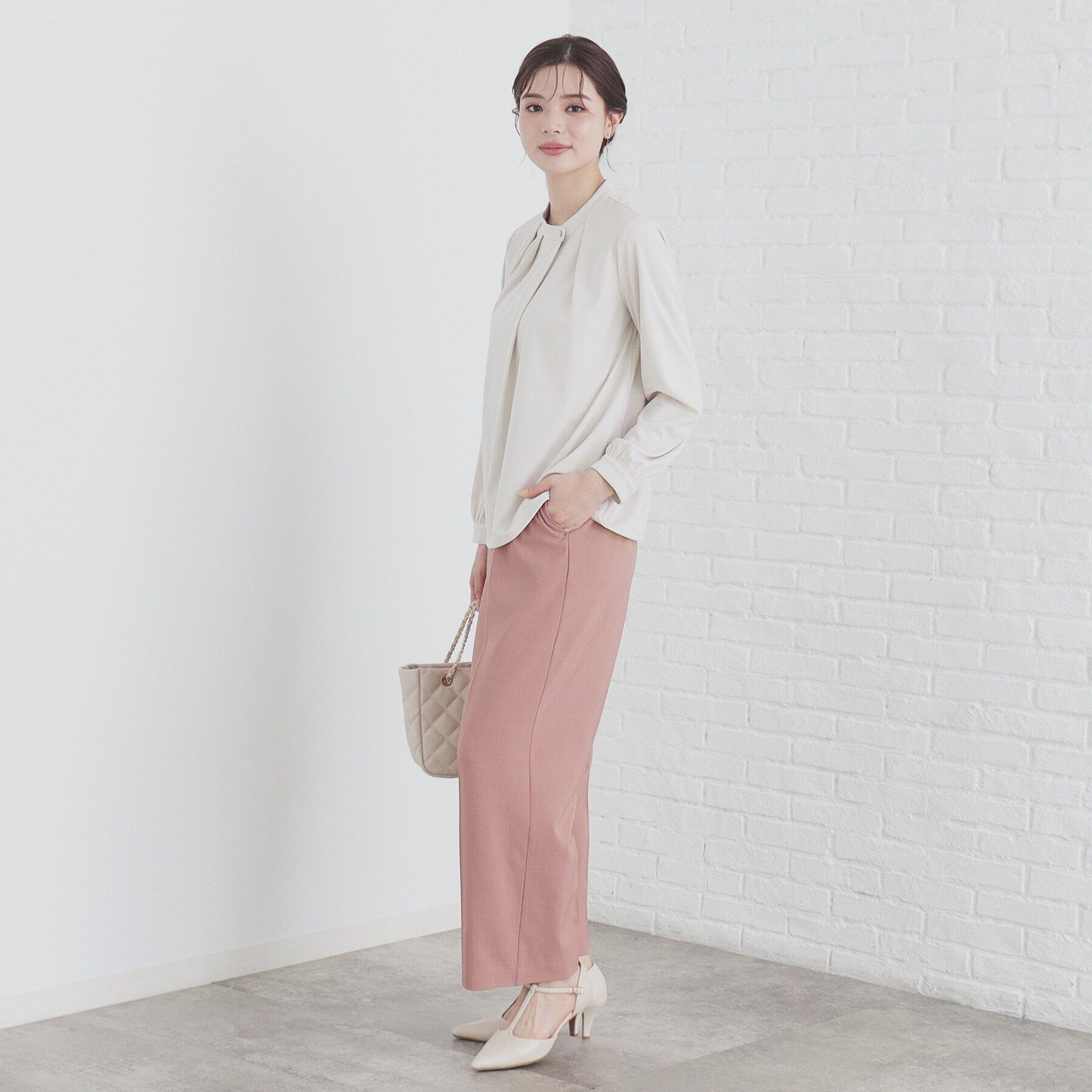 index「UV アシメタックデザイントップス【洗濯機洗い可/接触冷感】」|シャツ・ブラウス|