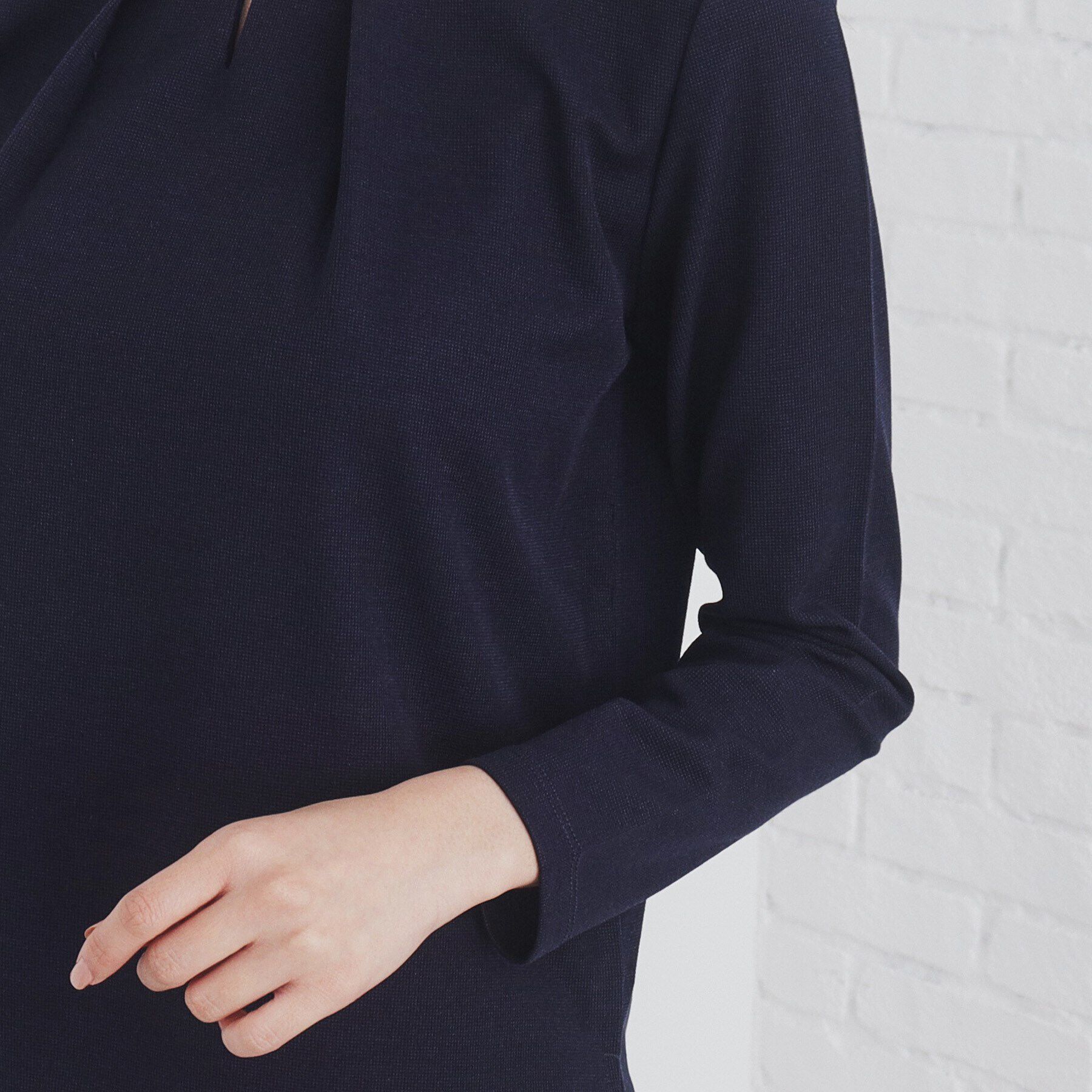 index「タックネックトップス【洗濯機洗い可】」|Tシャツ・カットソー|