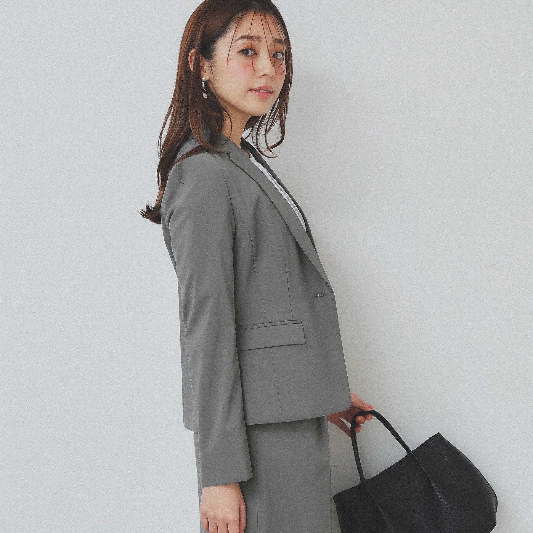 index「ストレッチテーラードジャケット/セットアップ対応【洗える/抗ピル/接触冷感】」|テーラードジャケット|