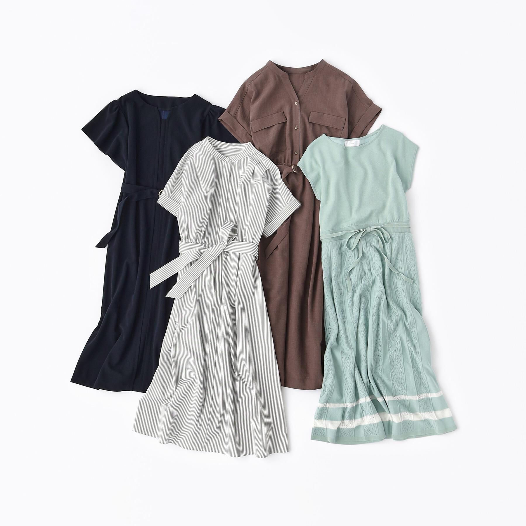 index「《7色展開/XS-LLサイズ》ダブルポケットスキッパーシャツワンピース【吸水速乾/防シワ/イージーア」|ワンピース|