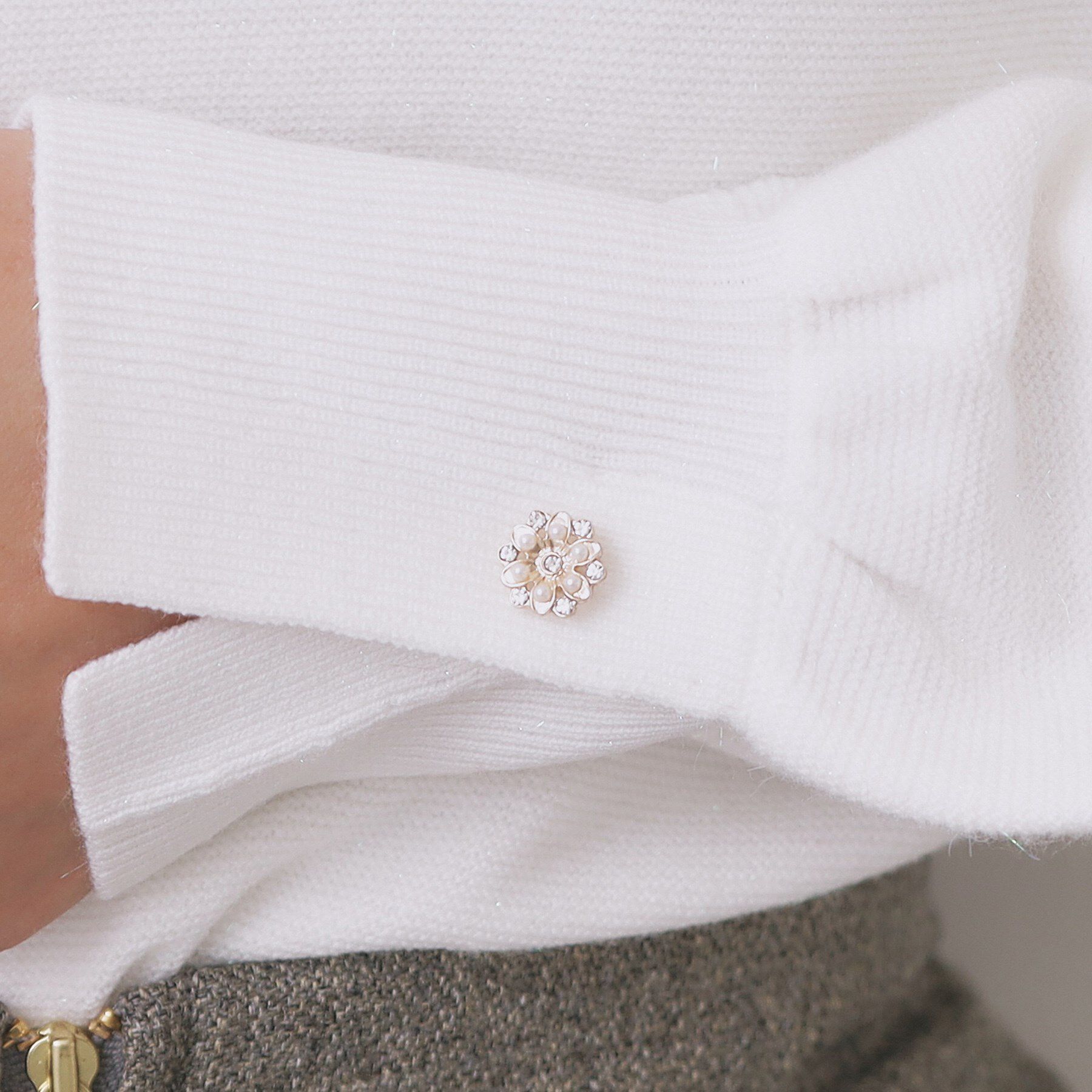 index「ラメガーター編みボートネックニット【洗濯機OK】《8col/XS～LL》」|ニット・セーター|