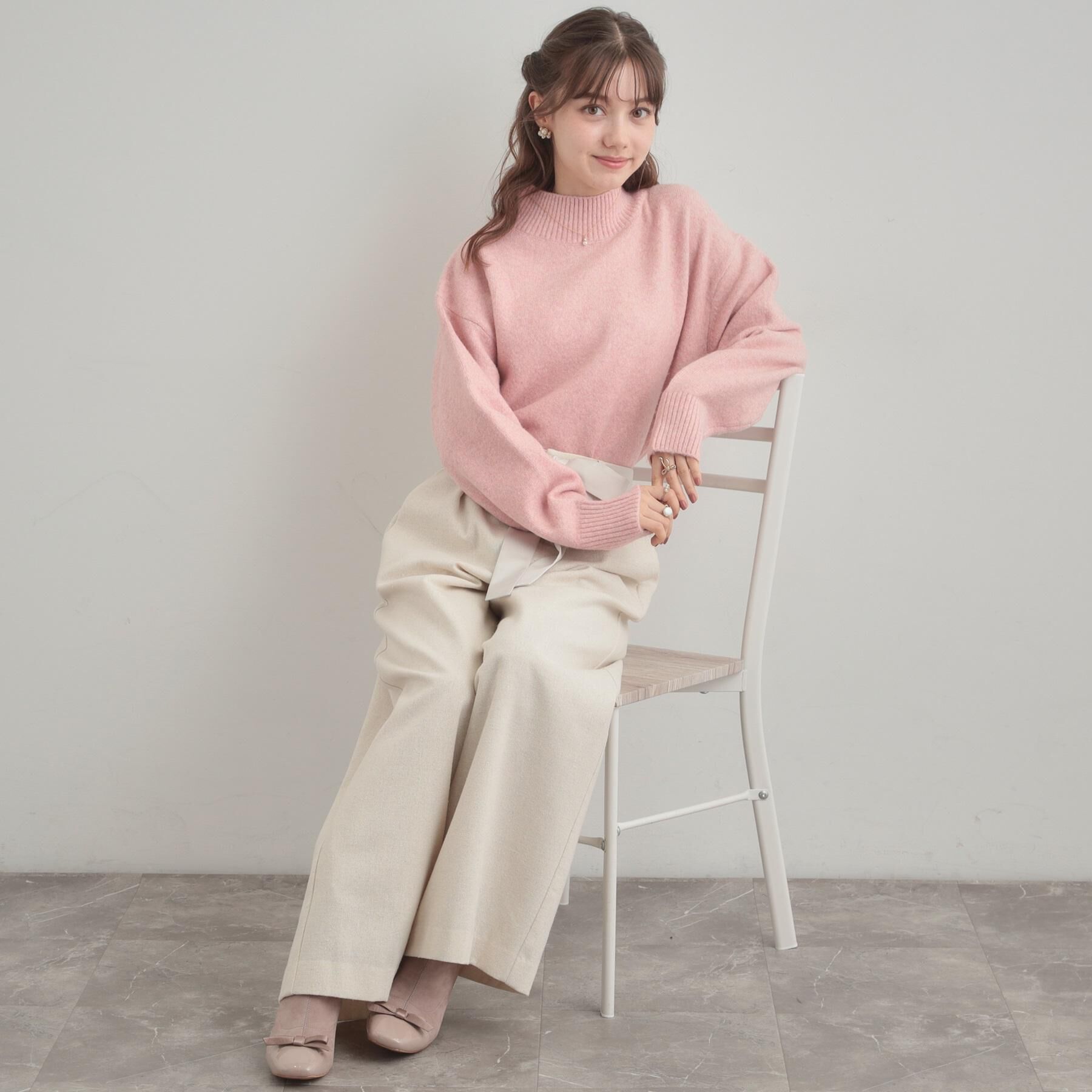 Couture broach「【5色展開】やわらかヤクライクニット」|ニット・セーター|