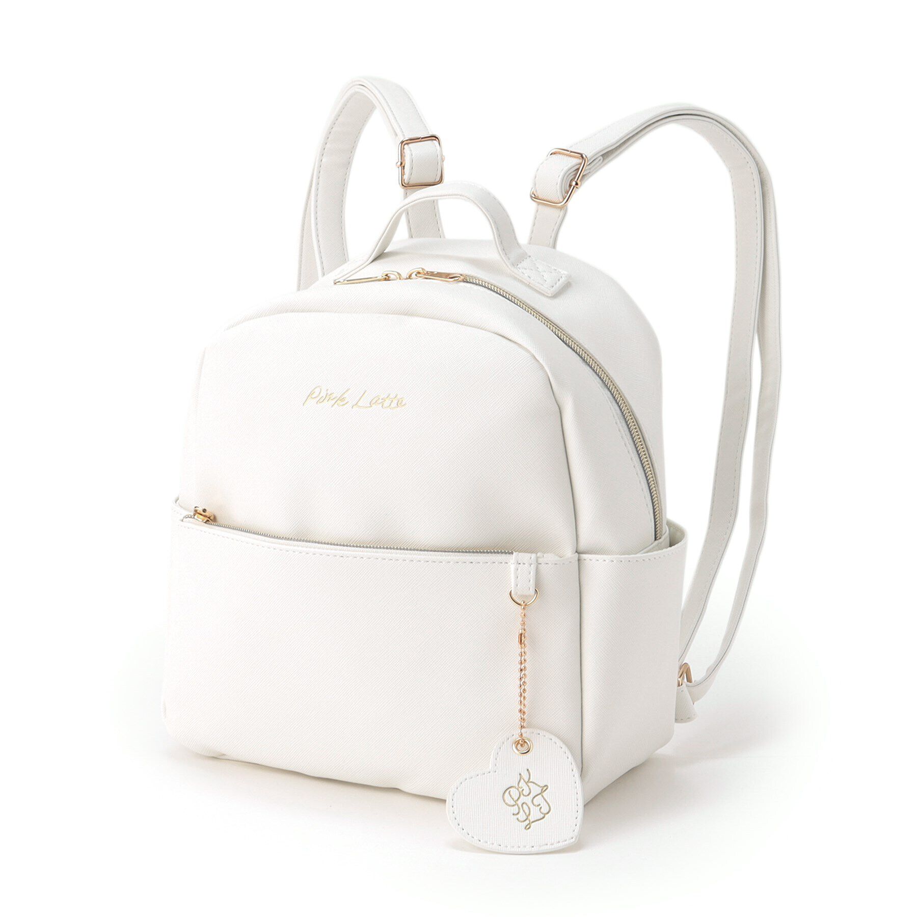 PINK-latte「ハートチャームリュック」|リュック|
