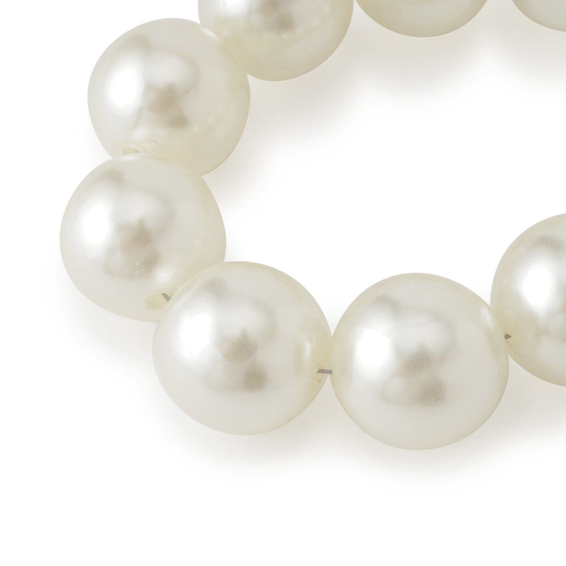 PINK-latte「フェイクパールチャーム」|キーケース|