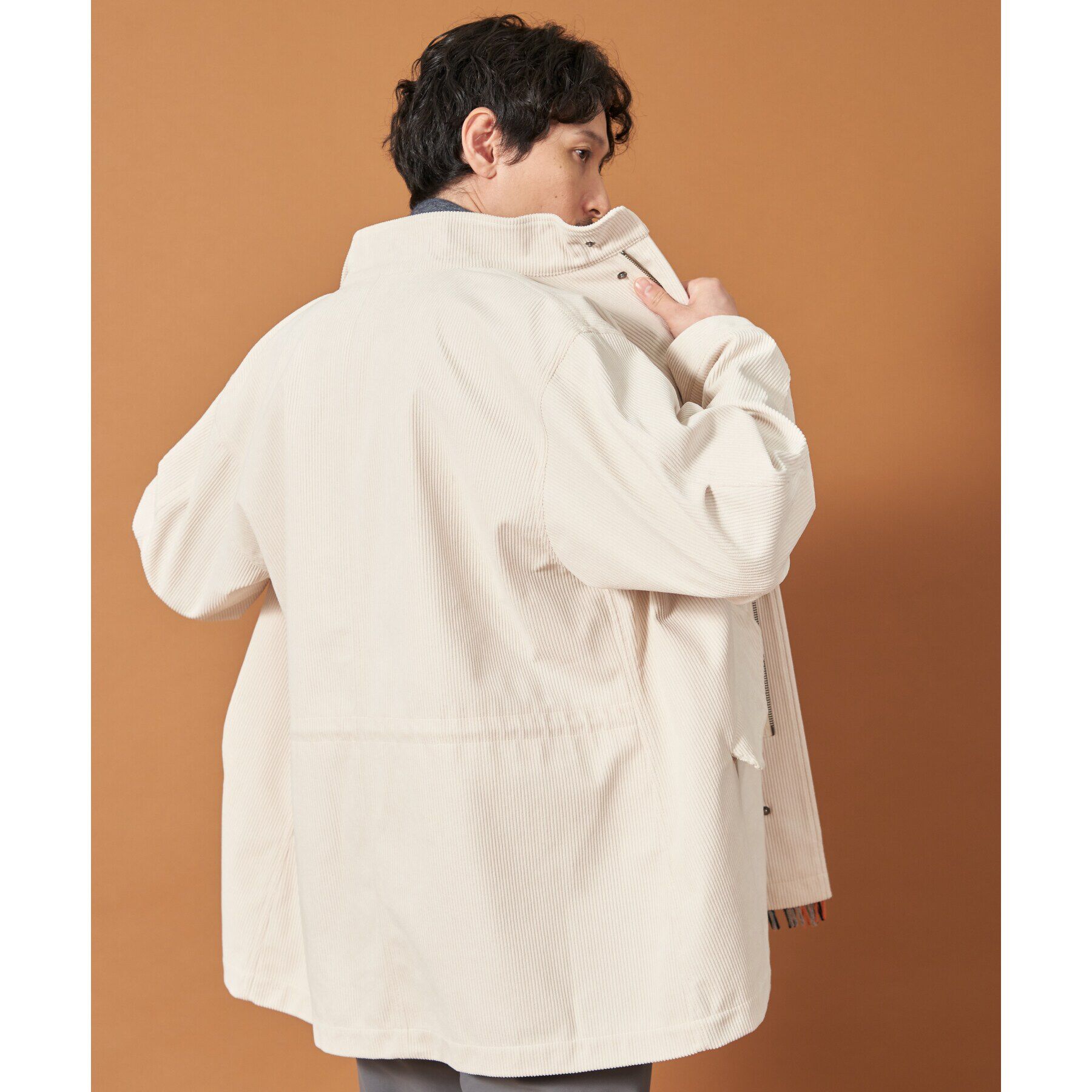 THE SHOP TK「TECUNE／テクウネ コーデュロイスタンドモッズコート【セットアップ可】」|ミリタリー・モッズコート|