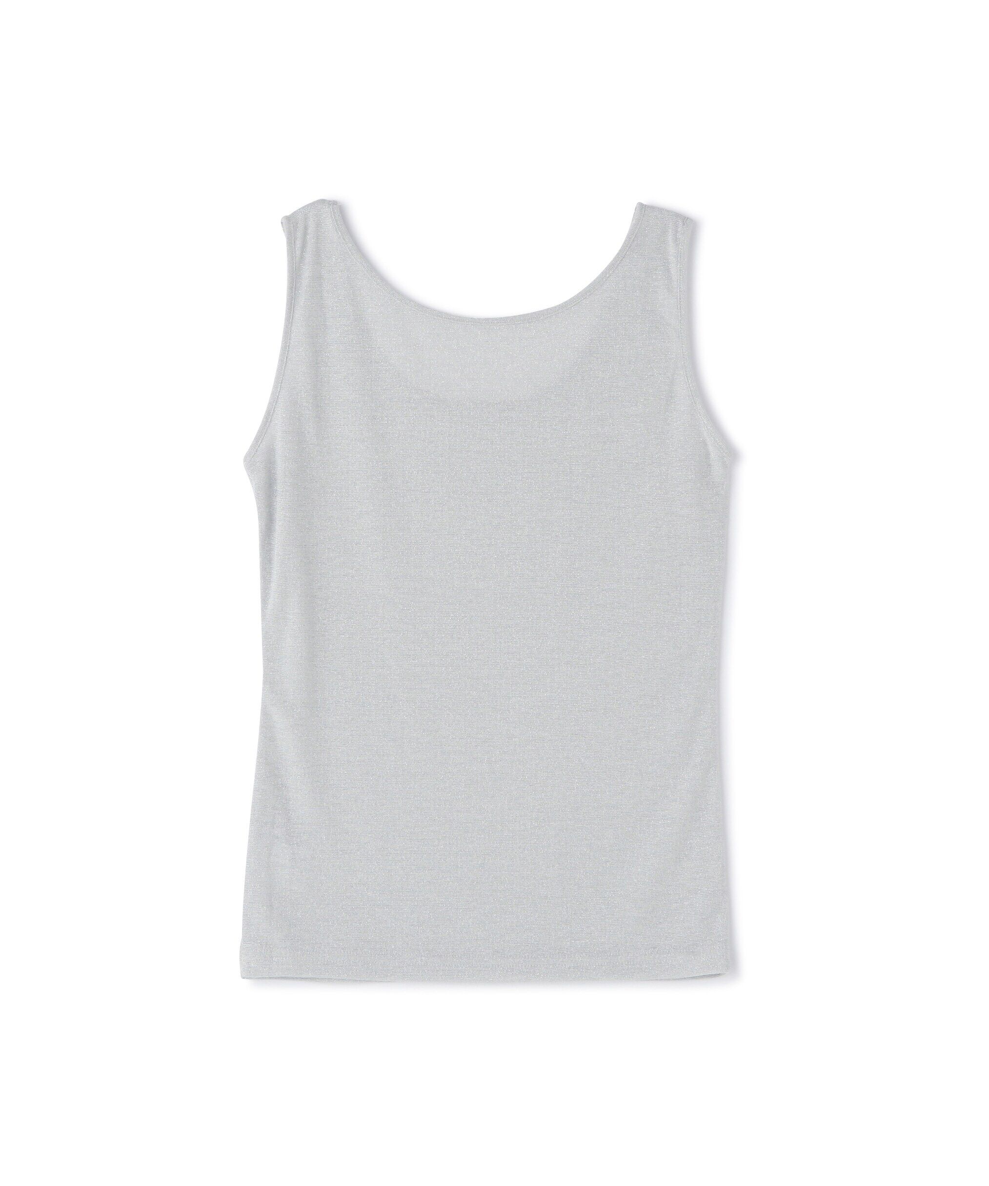  「[洗える]ラメフライス タンク」|Tシャツ・カットソー|