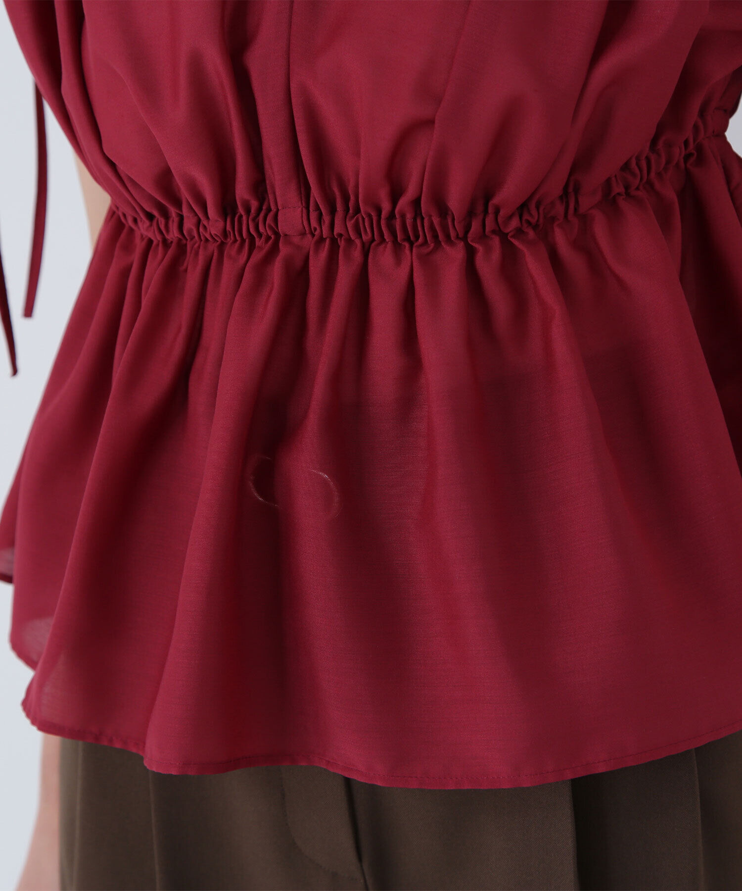  「シアードロストギャザーブラウス」|シャツ・ブラウス|