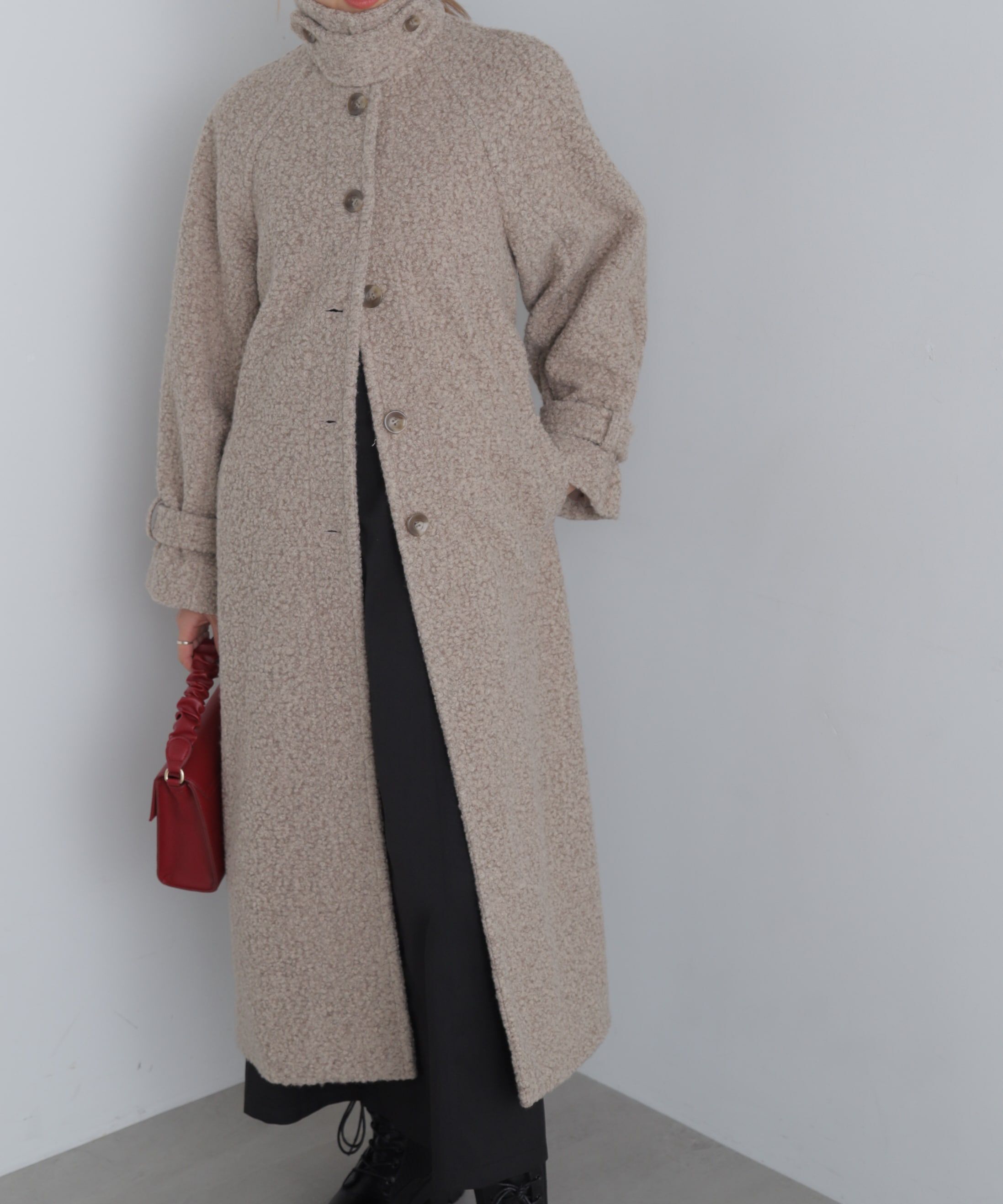  「2wayブークレステンカラーロングコート」|その他|