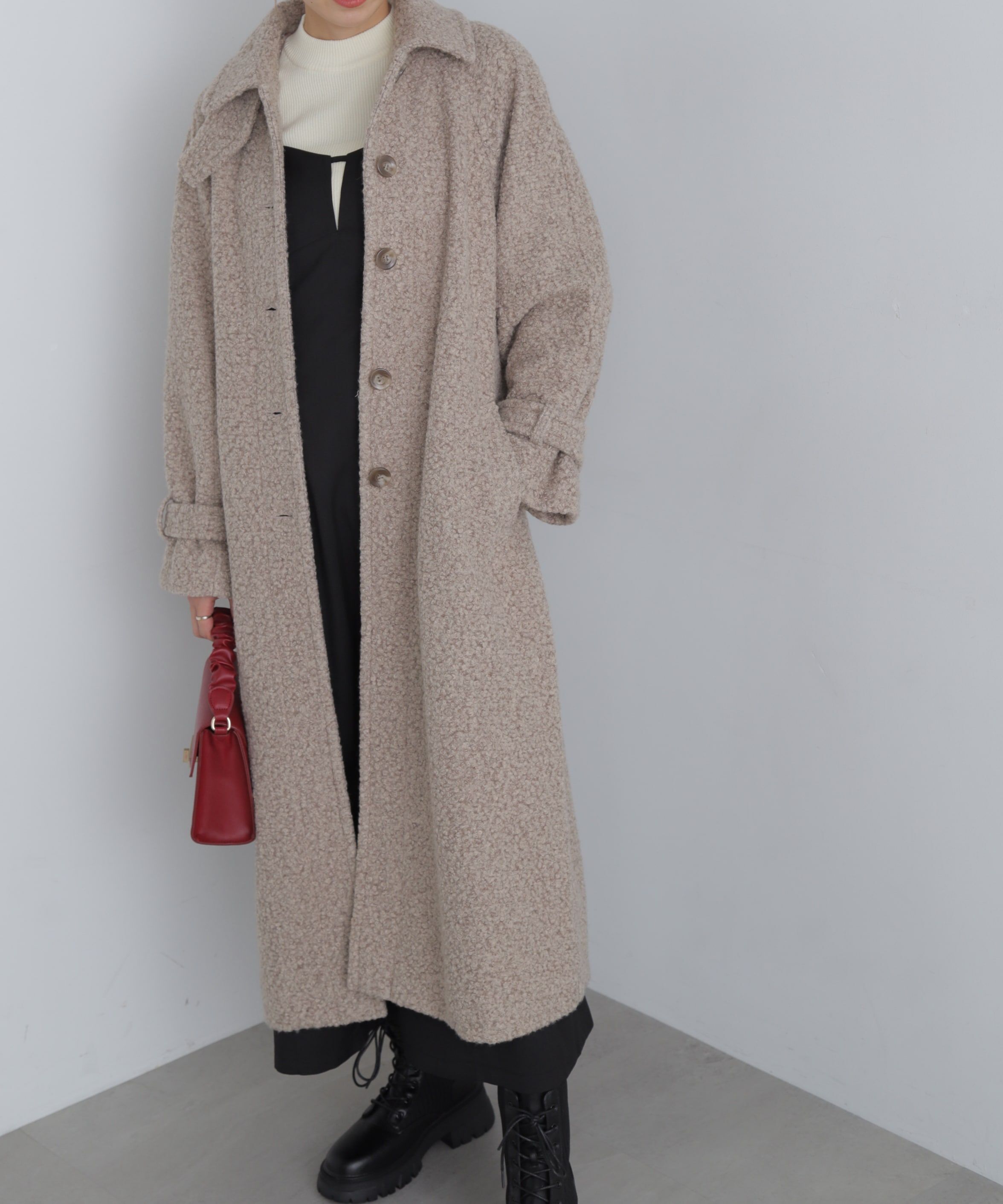  「2wayブークレステンカラーロングコート」|その他|