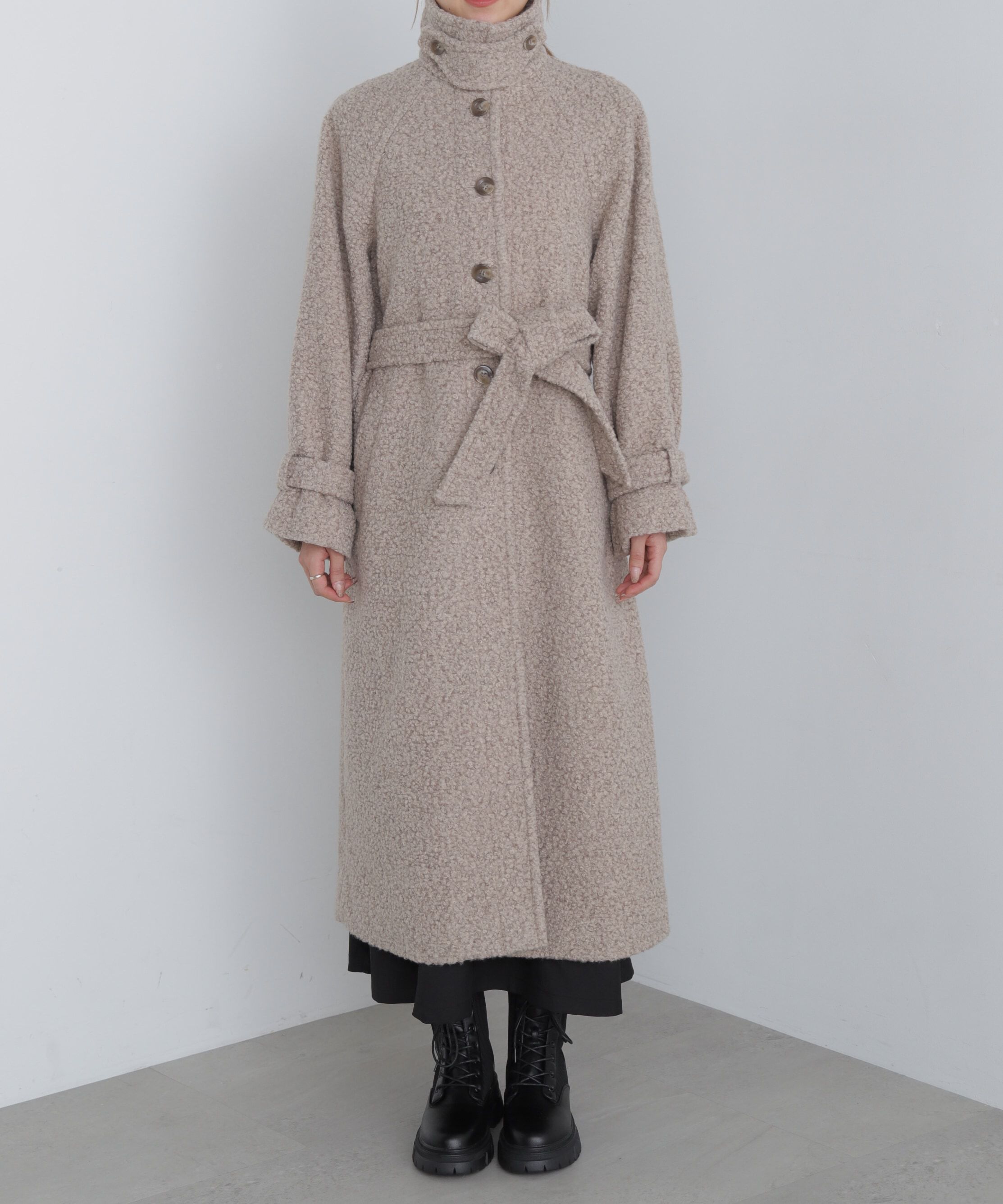  「2wayブークレステンカラーロングコート」|その他|