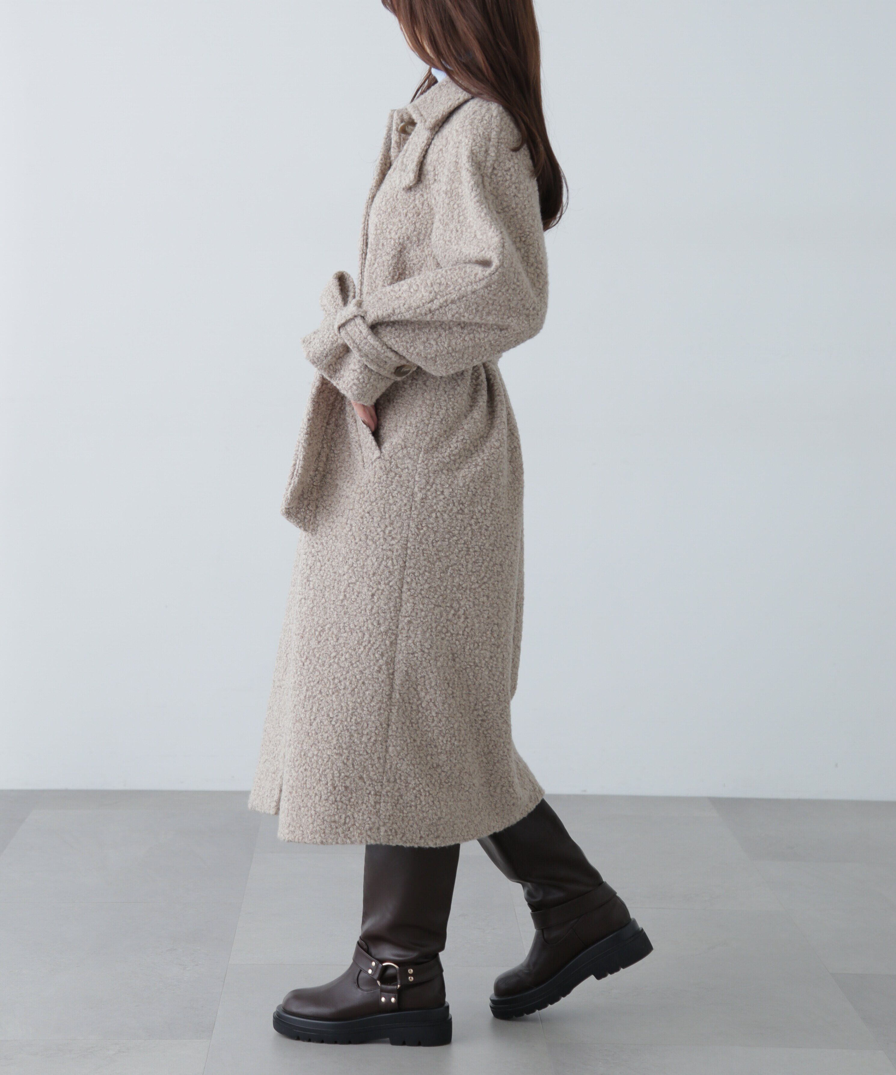  「2wayブークレステンカラーロングコート」|その他|