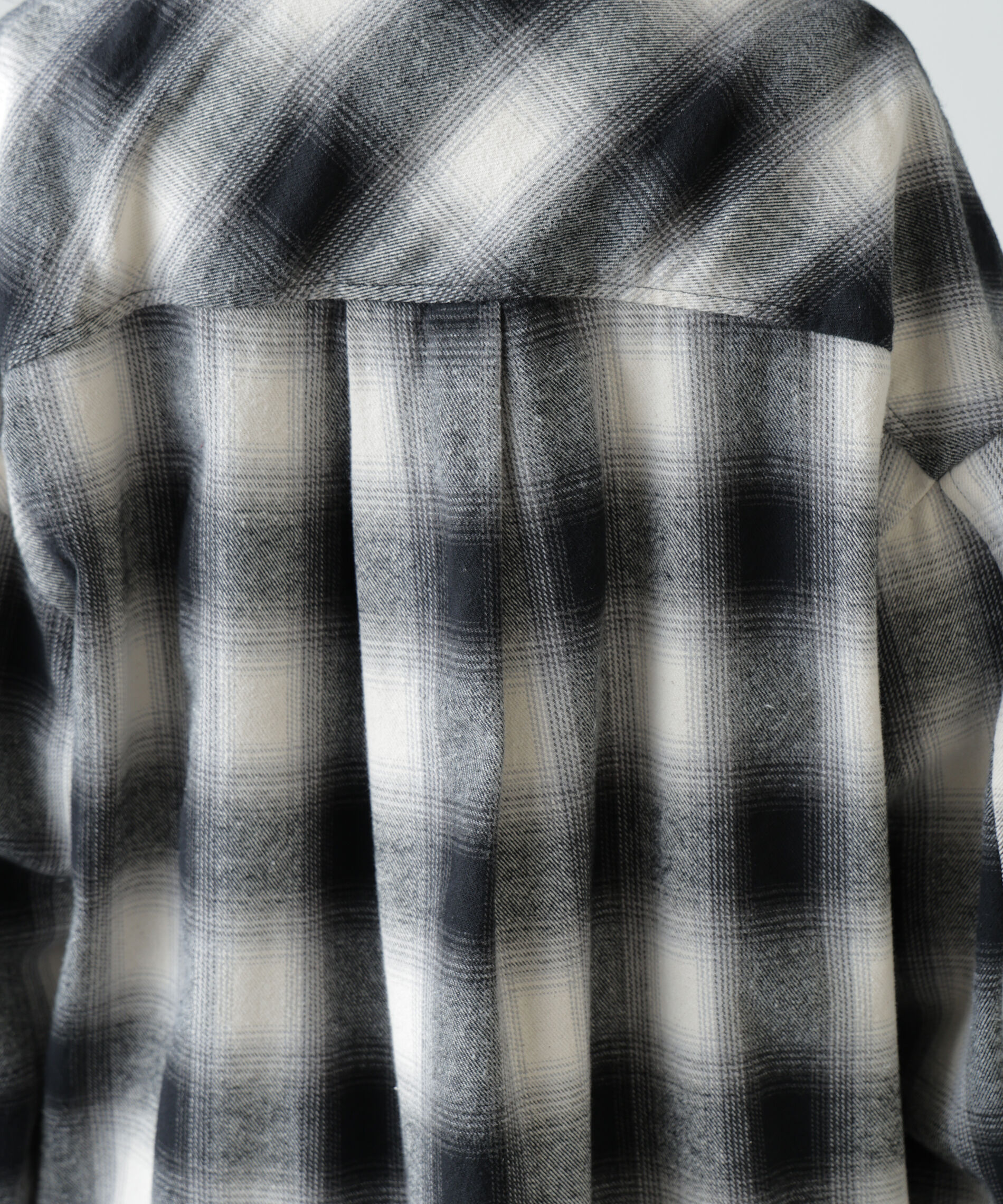  「ヴィンテージ風チェックオーバーシャツ」|シャツ・ブラウス|