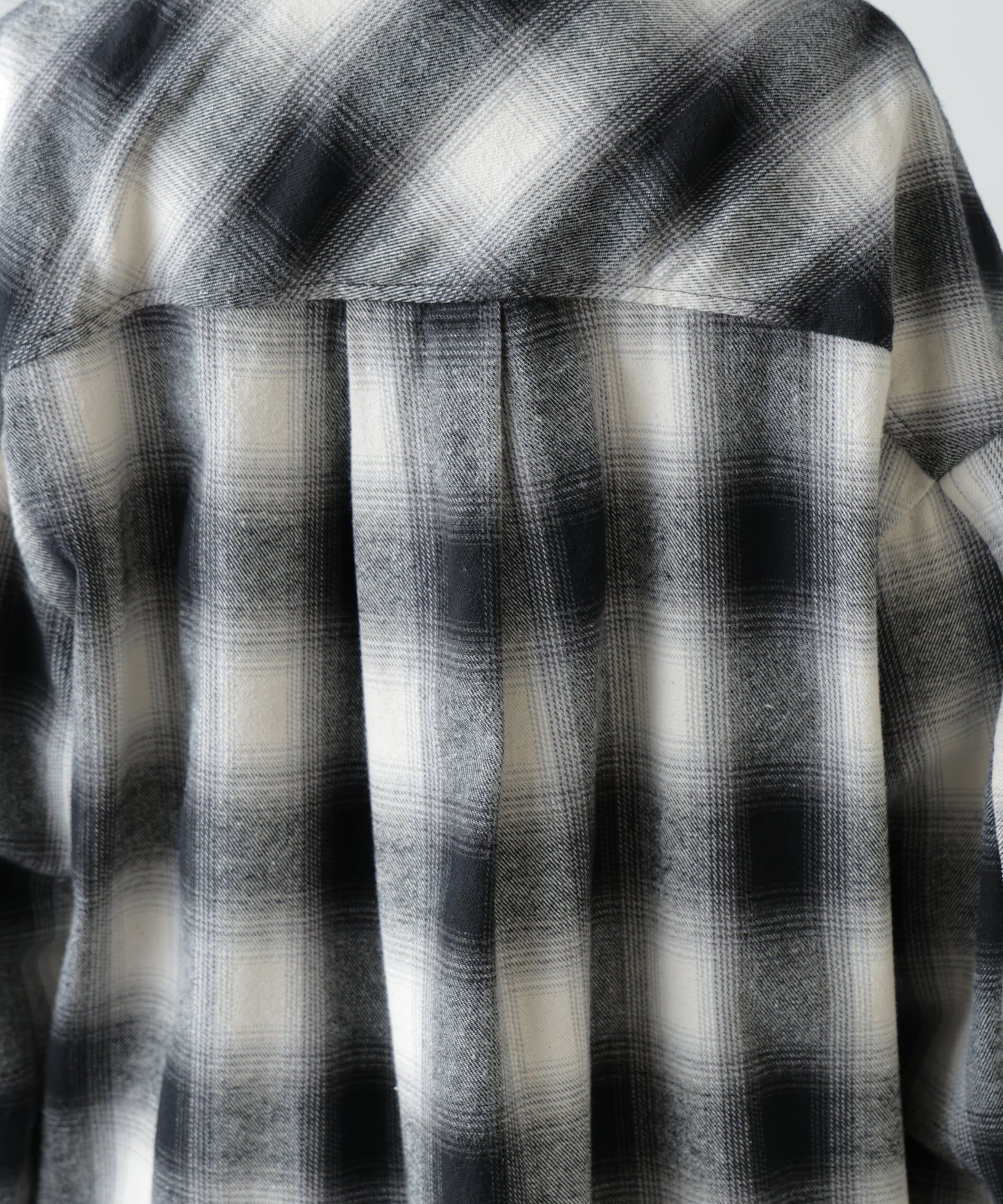  「ヴィンテージ風チェックオーバーシャツ」|シャツ・ブラウス|