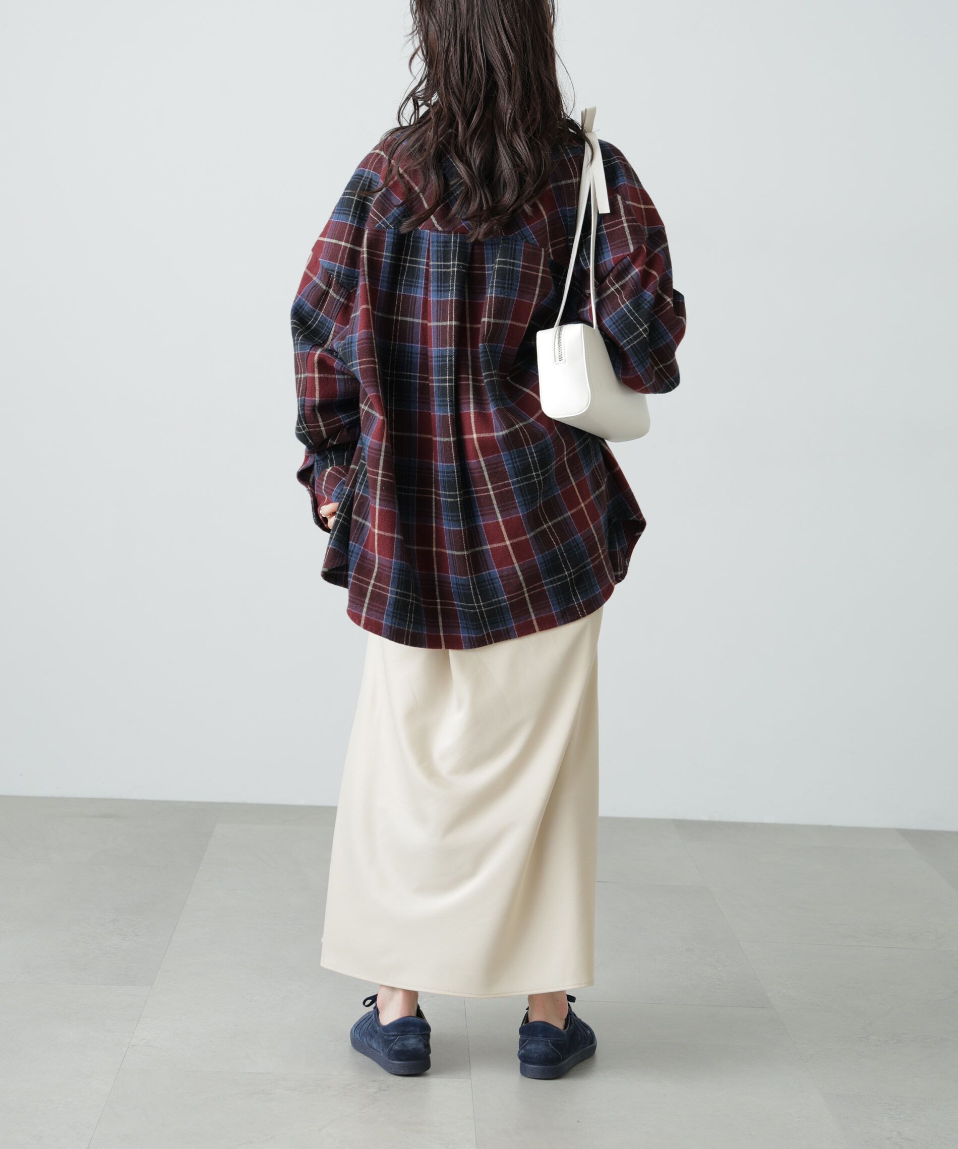  「ヴィンテージ風チェックオーバーシャツ」|シャツ・ブラウス|