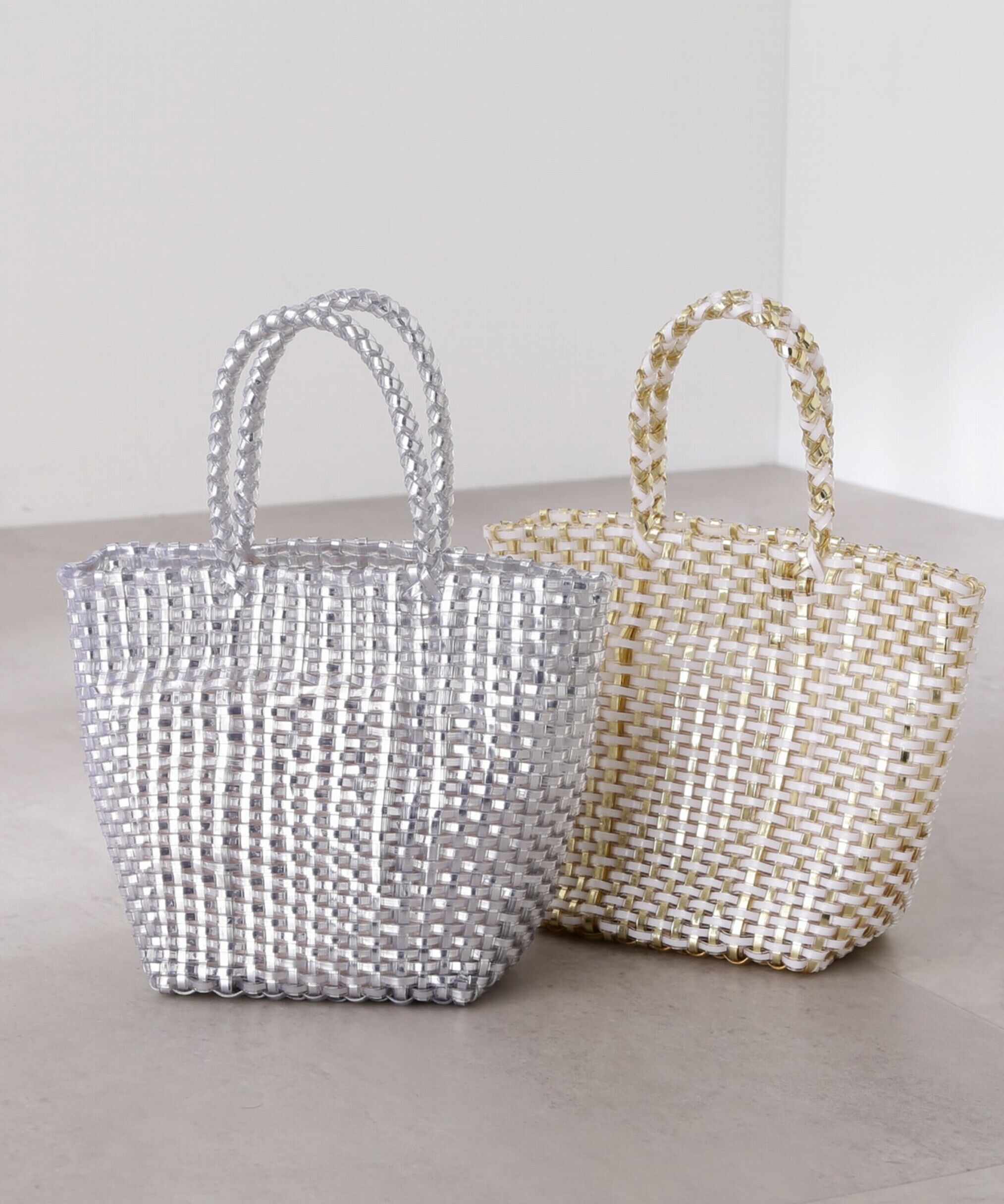 PROPORTION BODY DRESSING「メタリックメッシュトート」|その他|シルバー