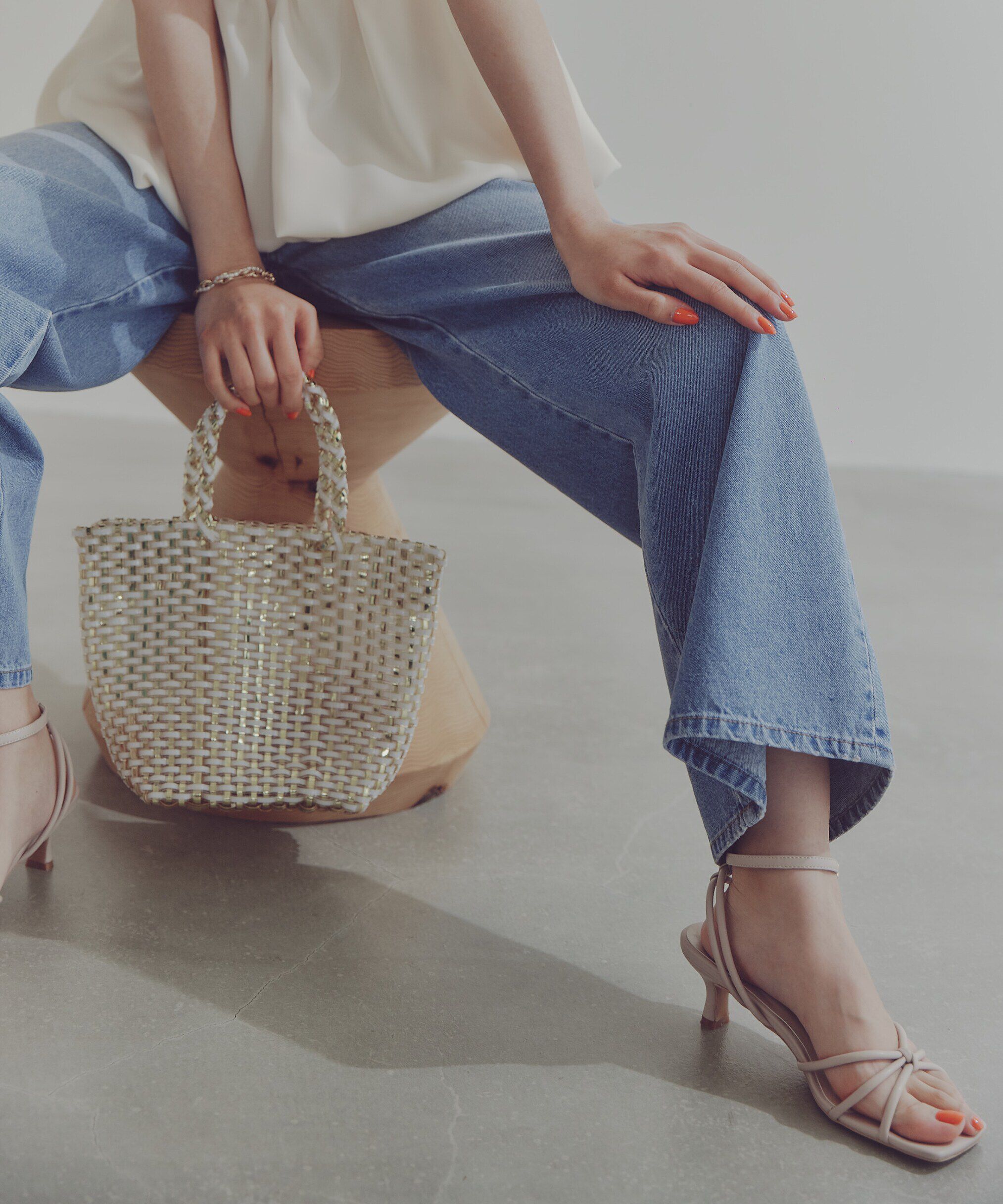 PROPORTION BODY DRESSING「メタリックメッシュトート」|その他|ゴールド