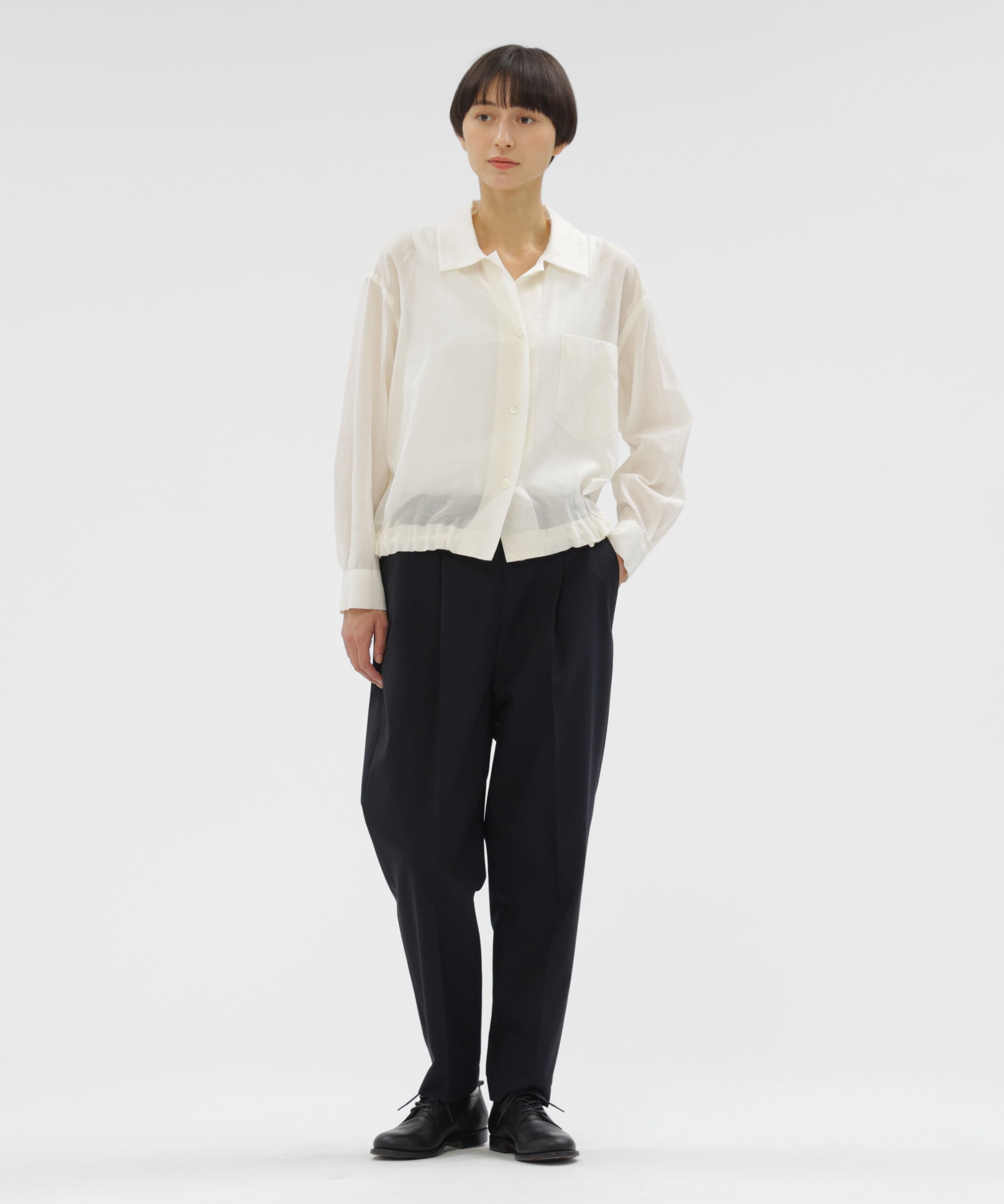  「SHEER COTTON SILK SHIRT」|シャツ・ブラウス|
