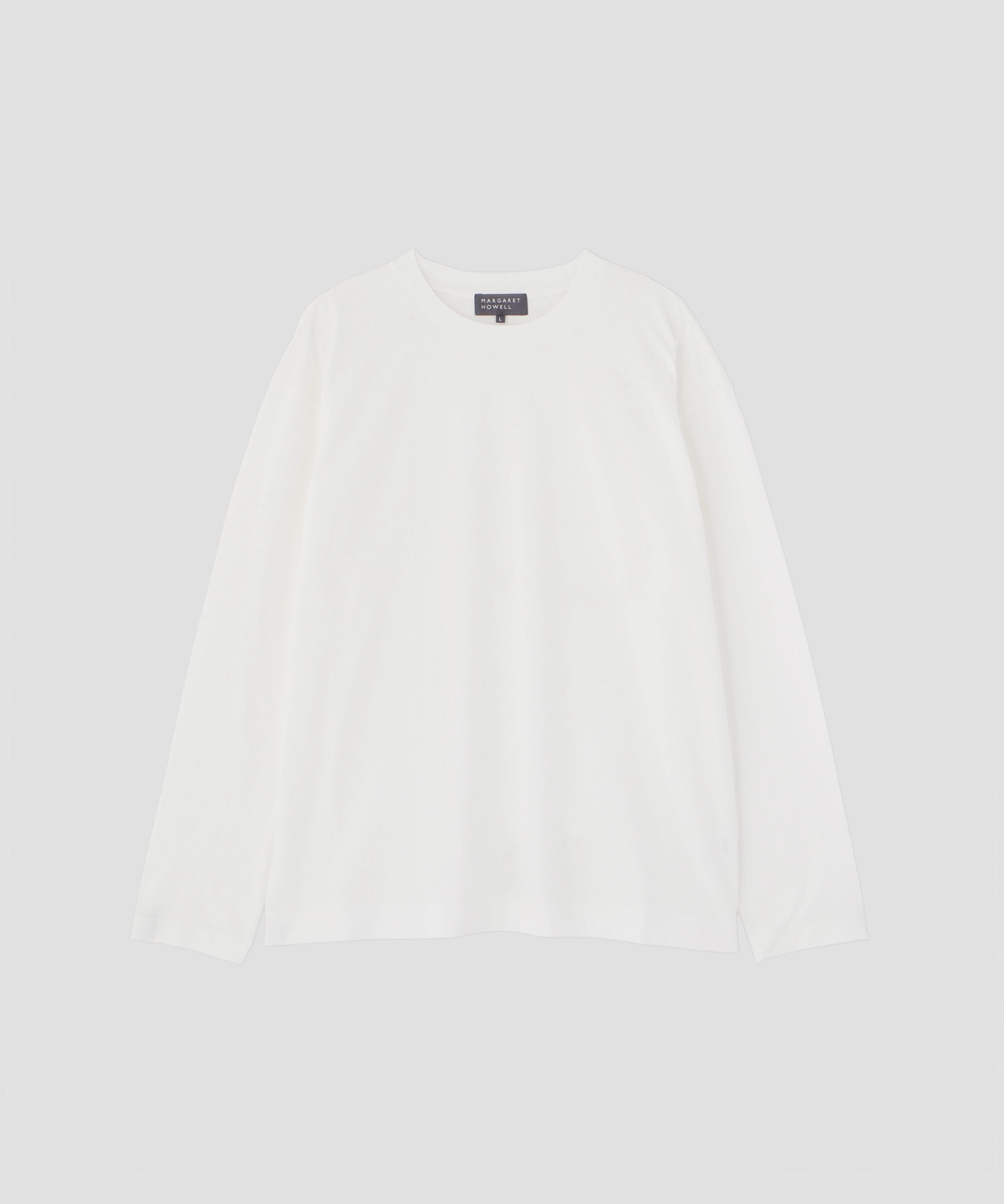 MARGARET HOWELL「PLAIN COTTON JERSEY TOP」|Tシャツ・カットソー|